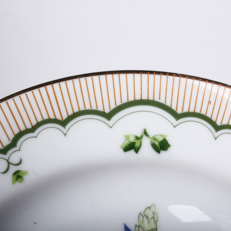 Decorative Georges Briard Porcelain Botanical Plates
