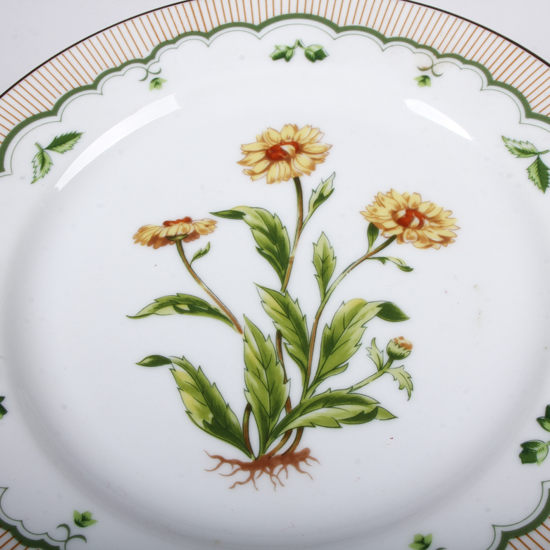 Decorative Georges Briard Porcelain Botanical Plates