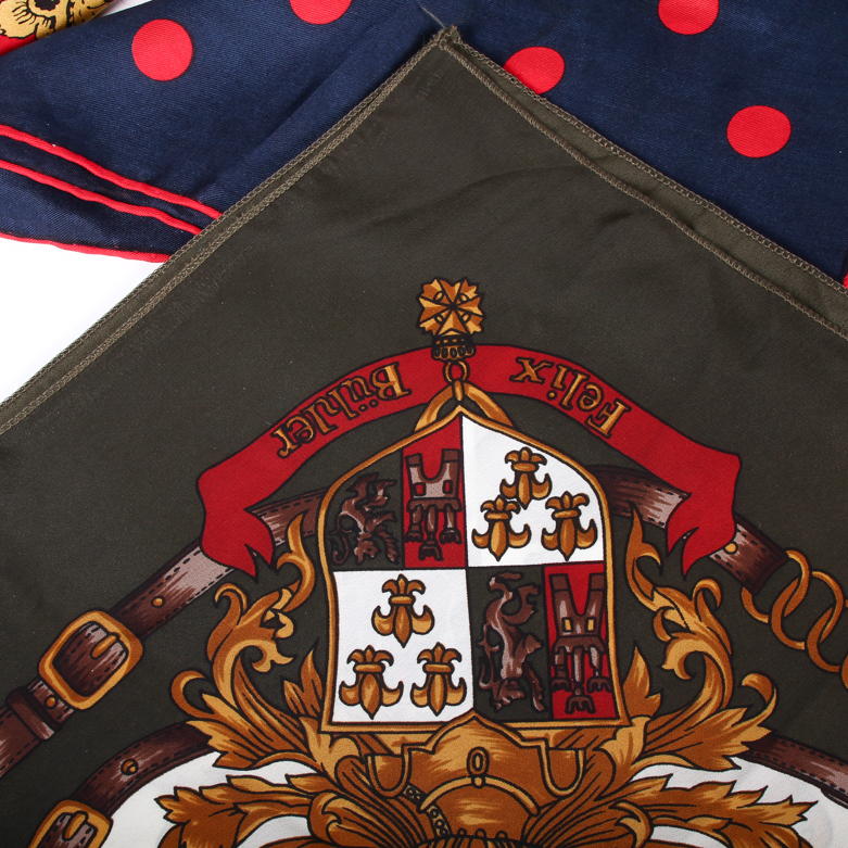 Fashion Scarves Including Felix Bühler
