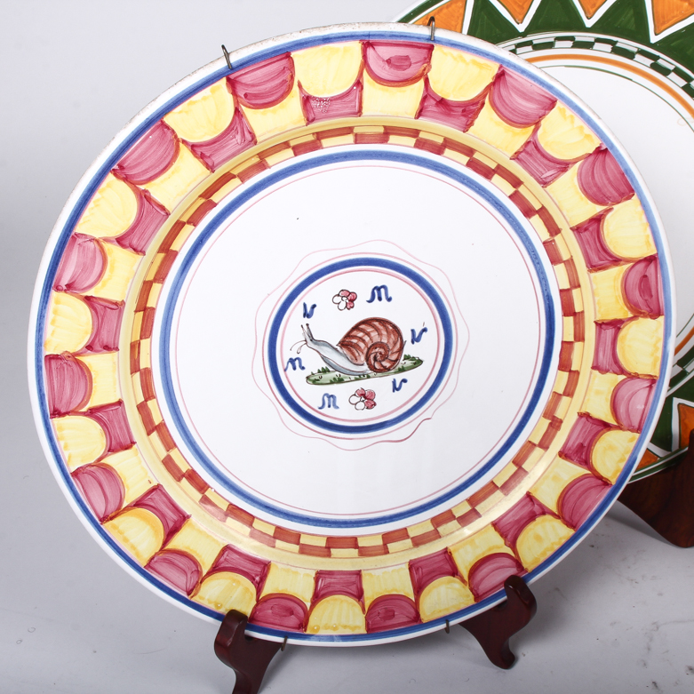 Hand-Painted Italian "Palio Di Siena" Plates