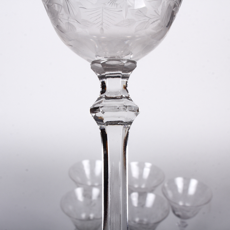 Etched Martini Glasses