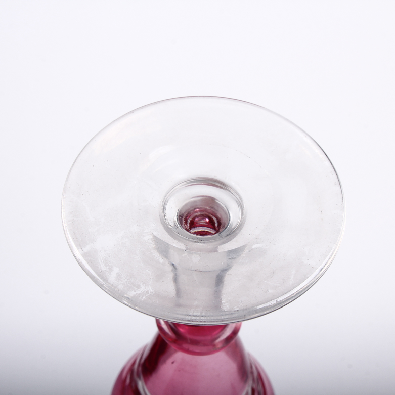 Cranberry Glass Decanter Set