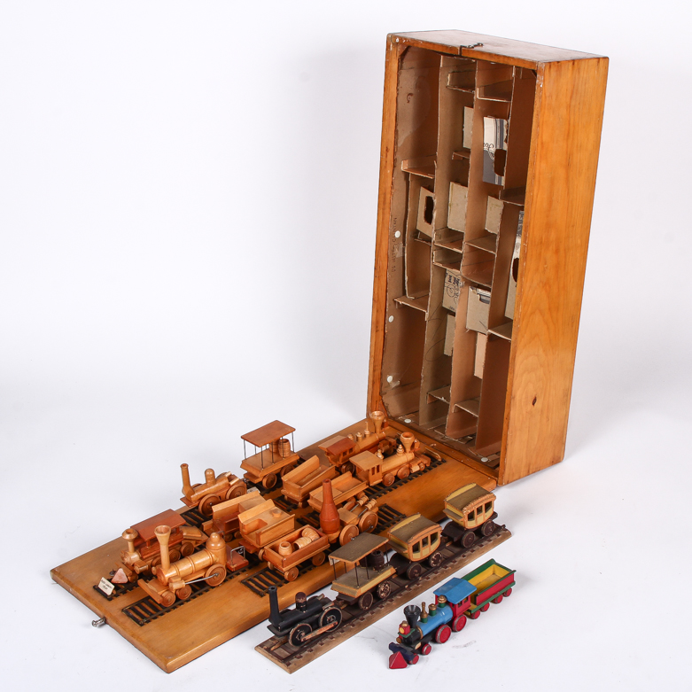 Wooden Model and Play Trains