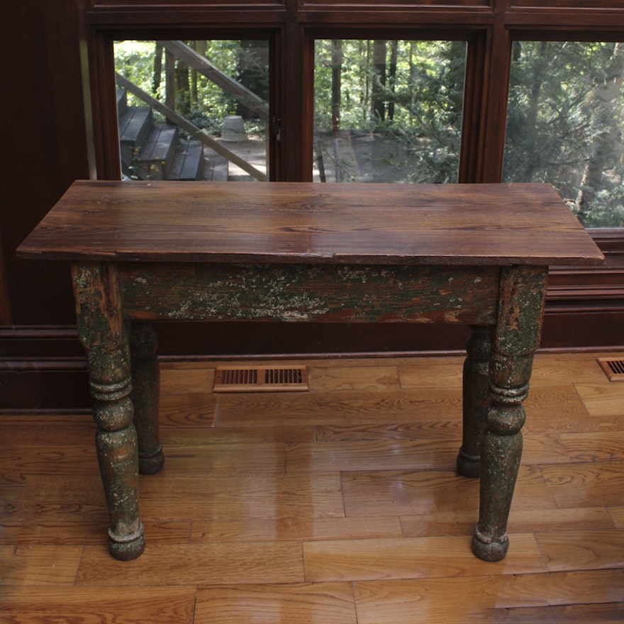 Solid Wood Mahogany Console Table