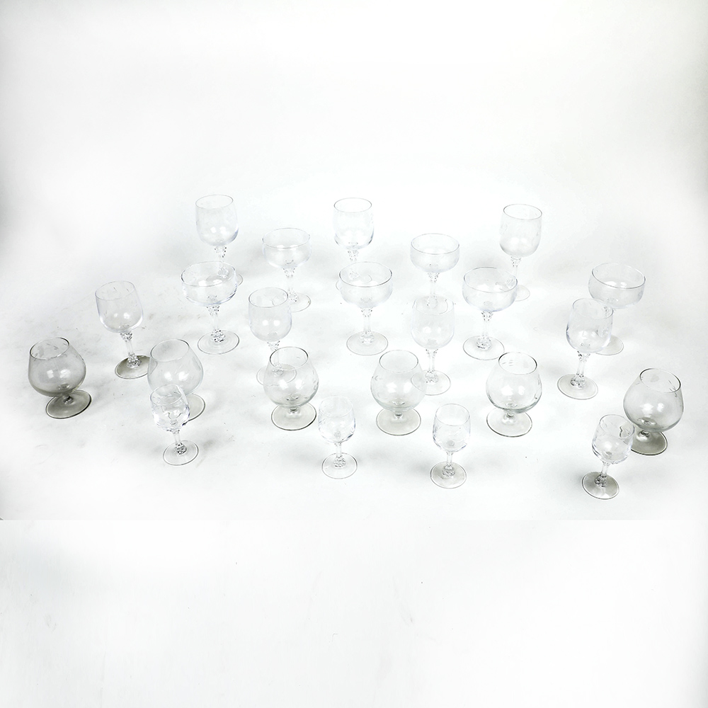 Vintage Princess House Style Heritage Crystal Stemware