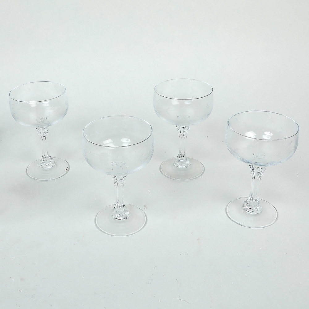 Vintage Princess House Style Heritage Crystal Stemware