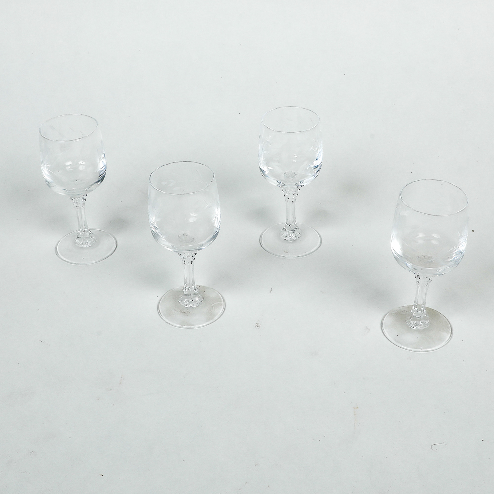 Vintage Princess House Style Heritage Crystal Stemware