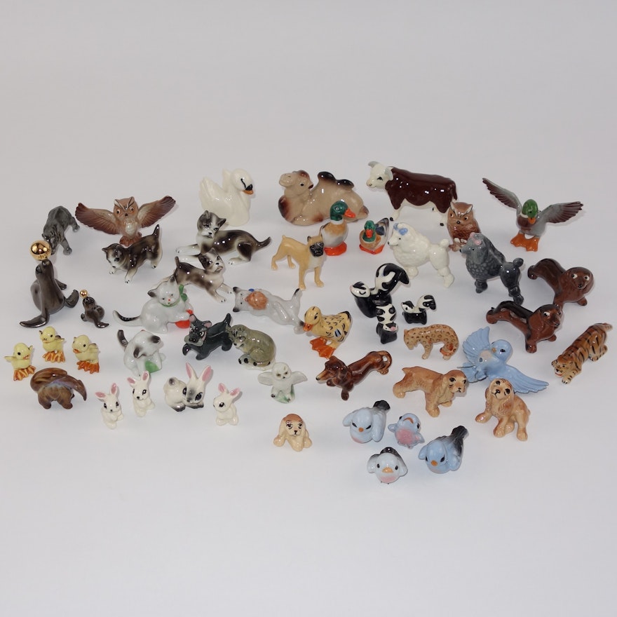 Vintage Miniature Animal Figurines