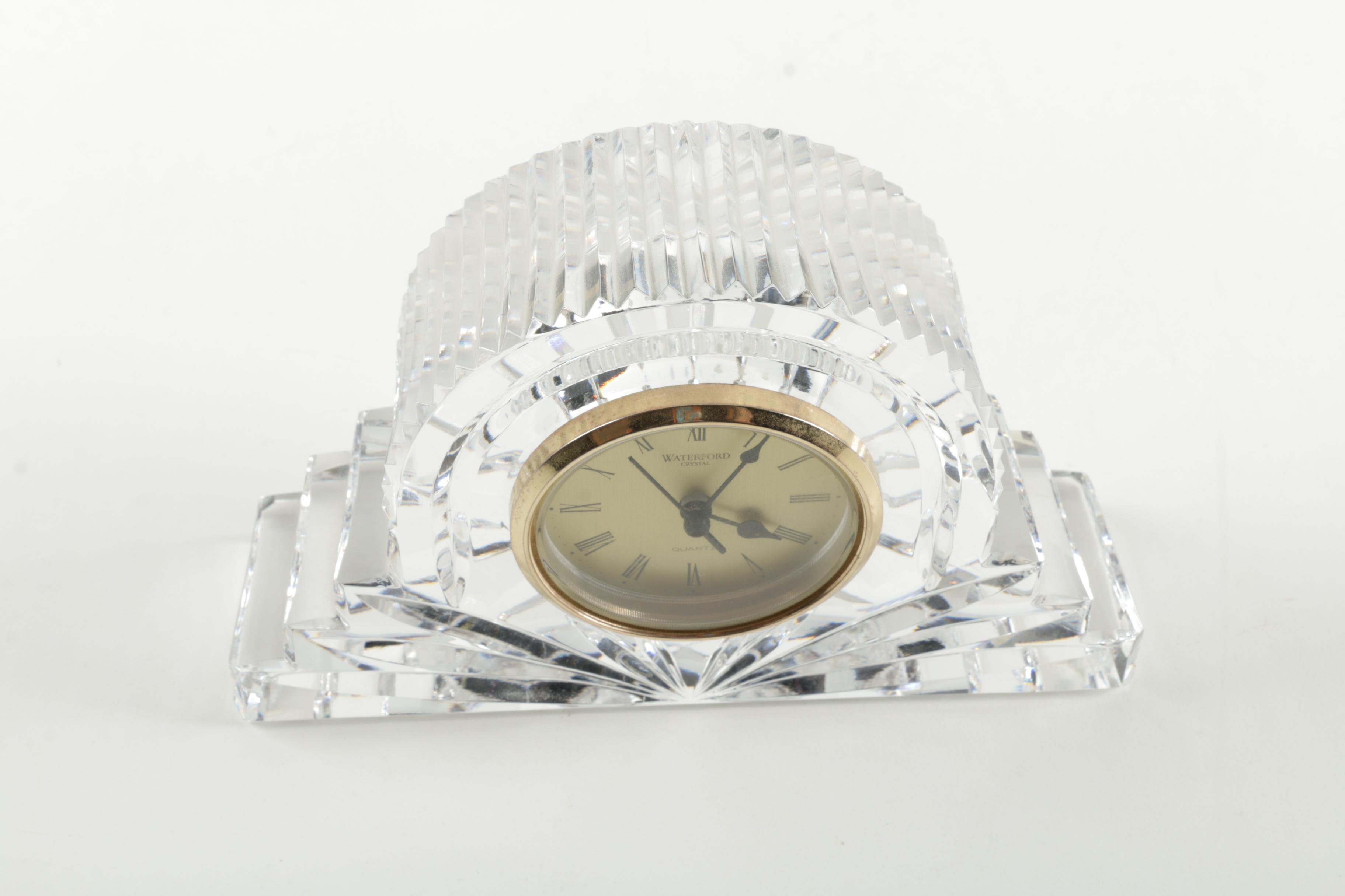 Crystal Waterford "Wharton" Shelf Clock