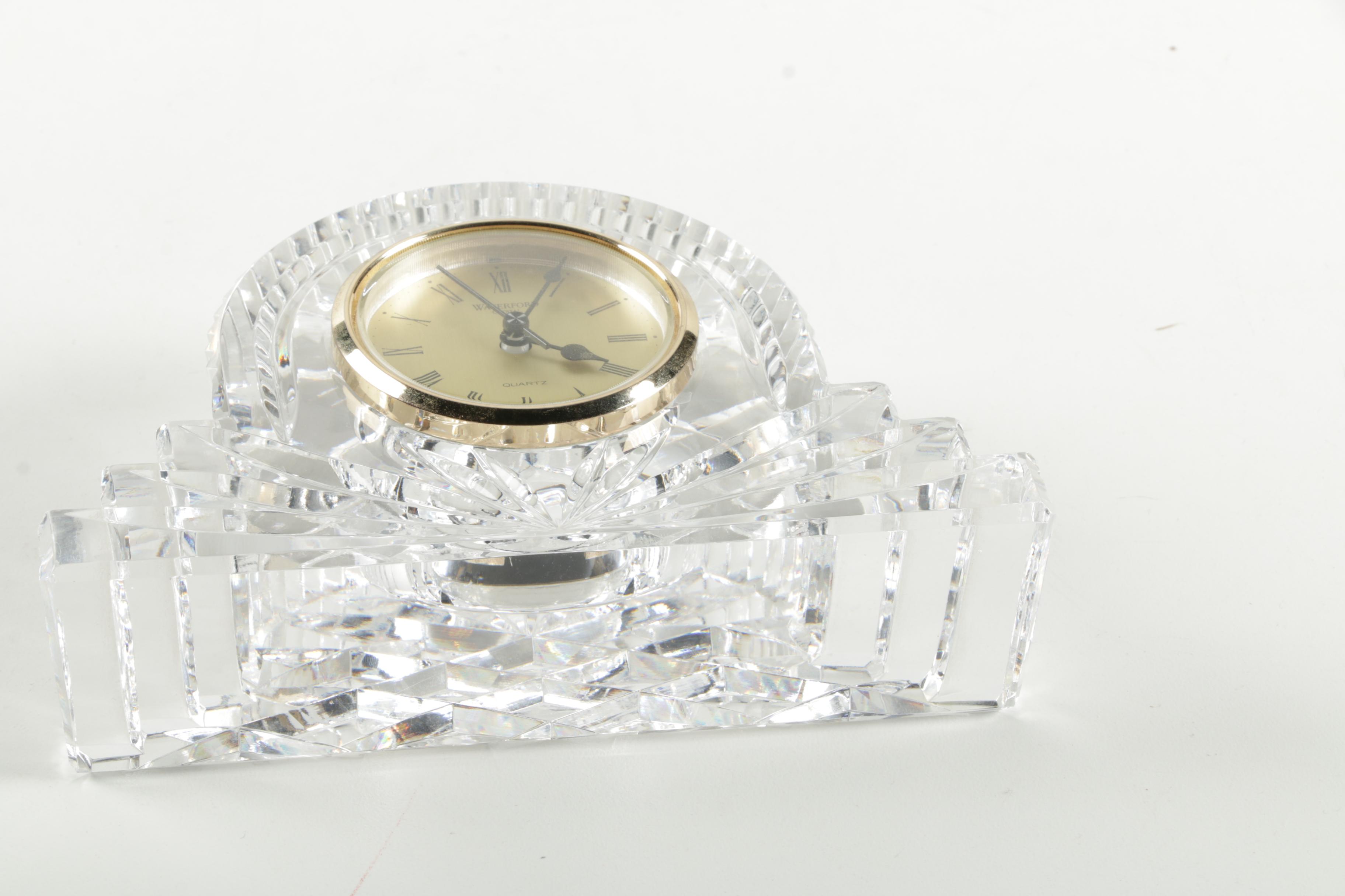 Crystal Waterford "Wharton" Shelf Clock