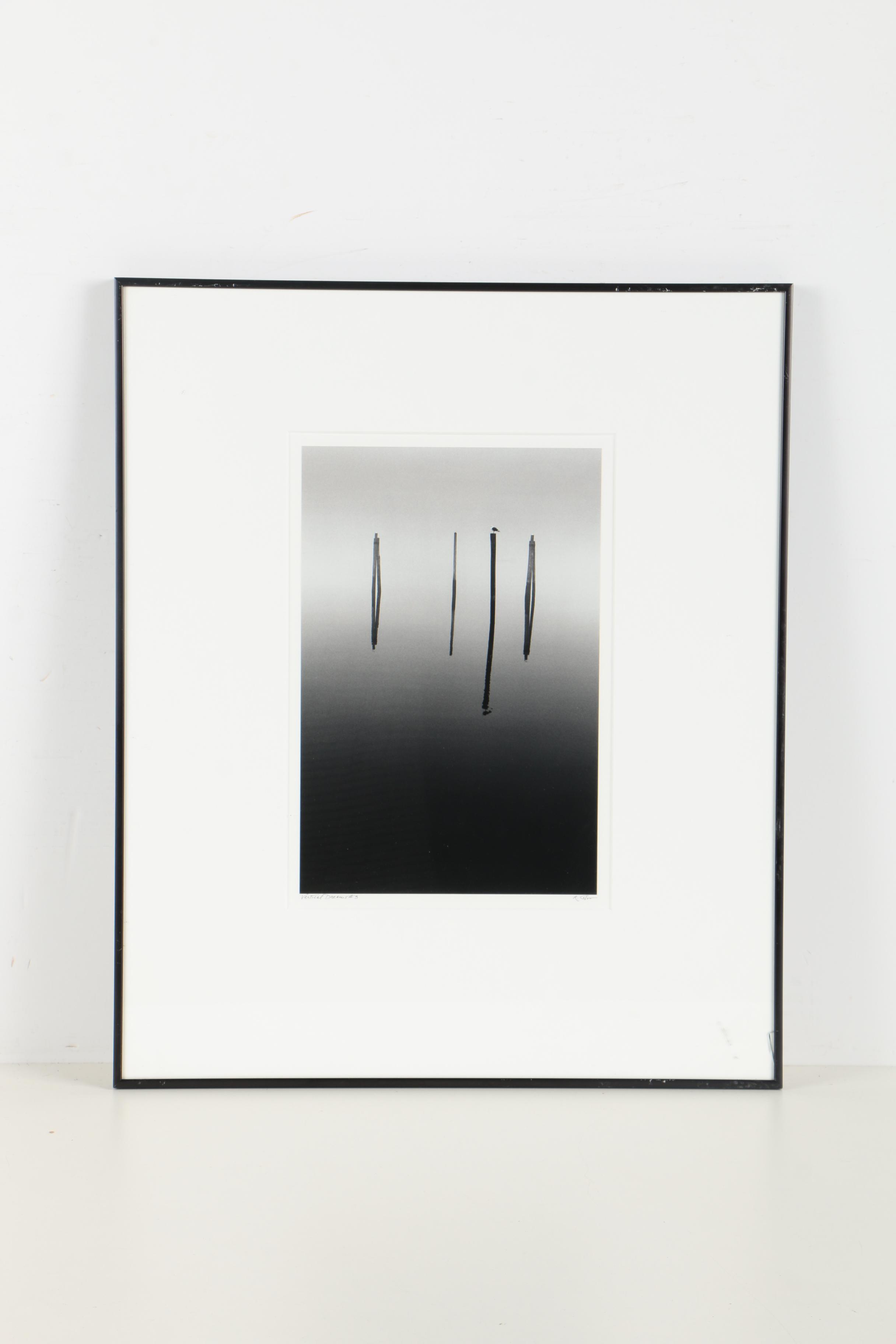 Black and White Photographs "Vertical Dreams #2 and #3"