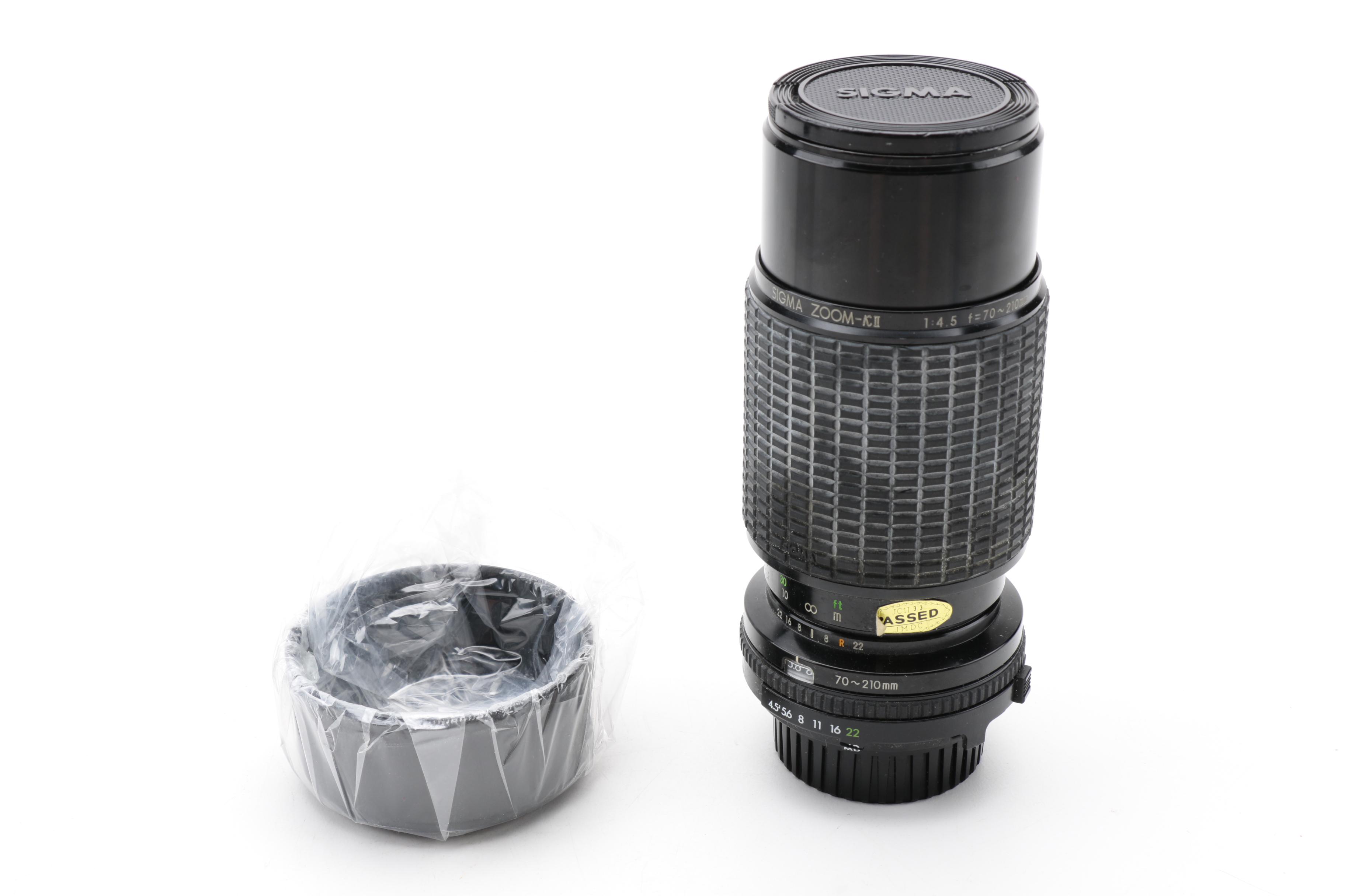 Minolta SR T 100 Camera and Sigma Zoom-KII  Lens