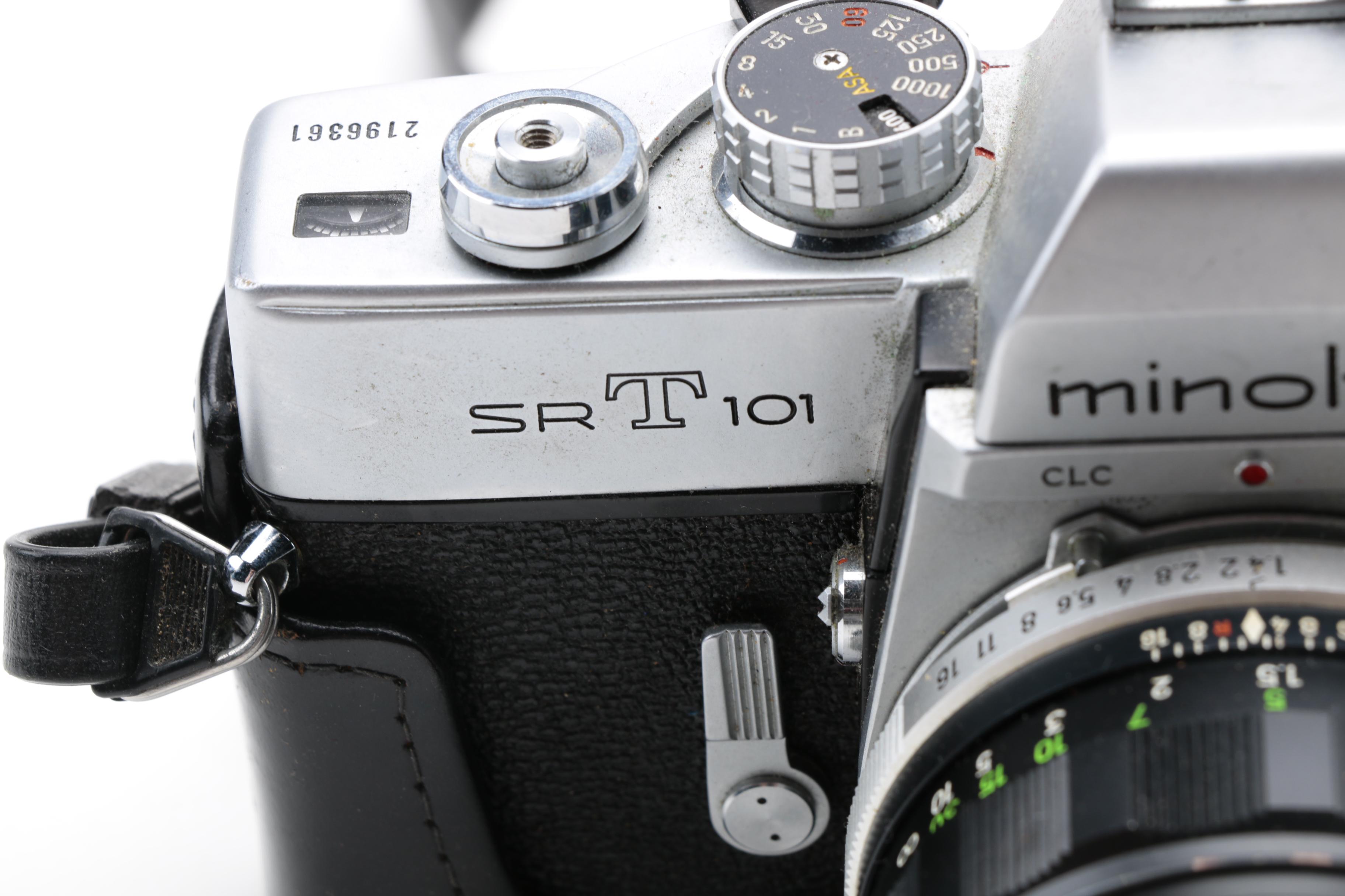 Minolta SR T 100 Camera and Sigma Zoom-KII  Lens