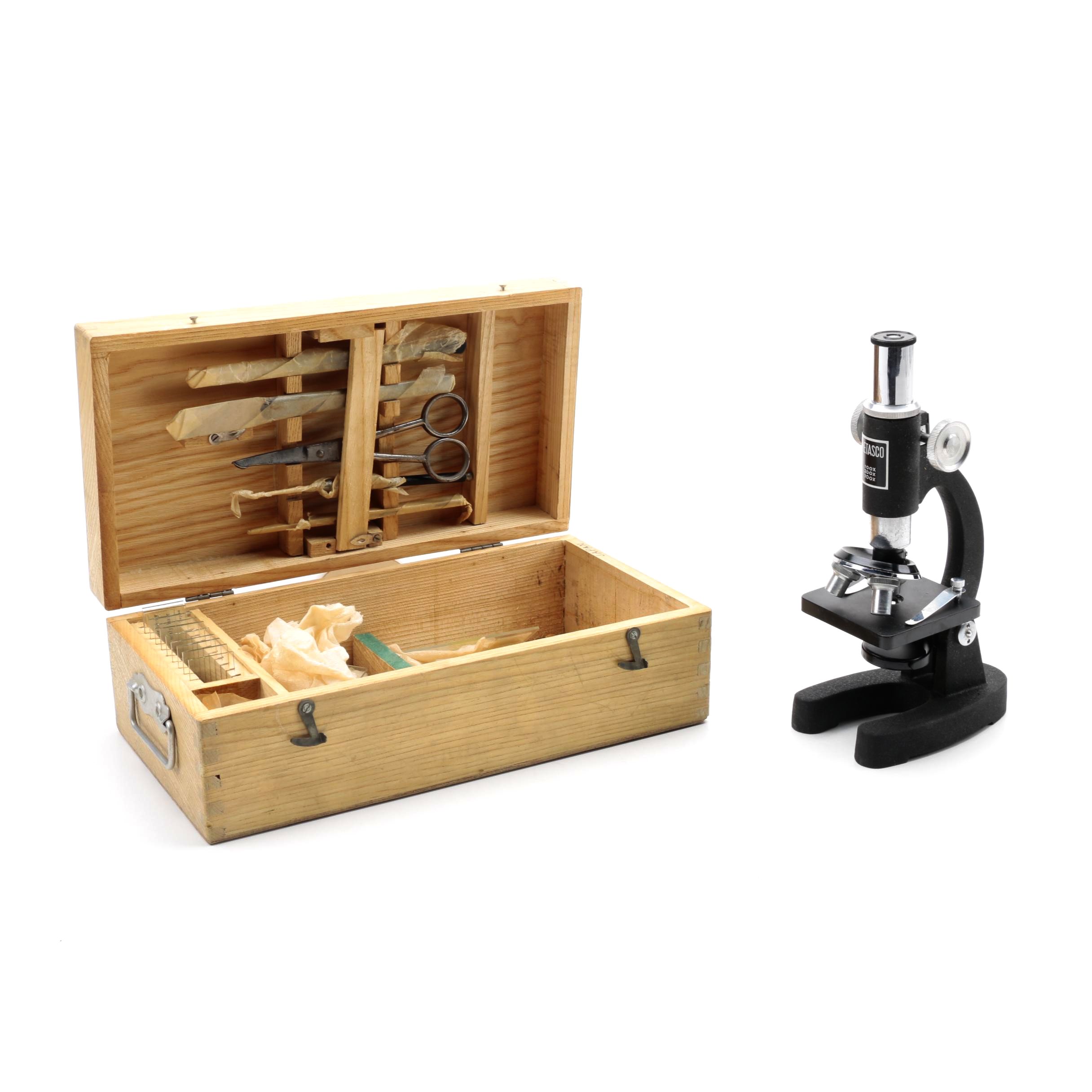 Vintage Metasco Microscope Kit