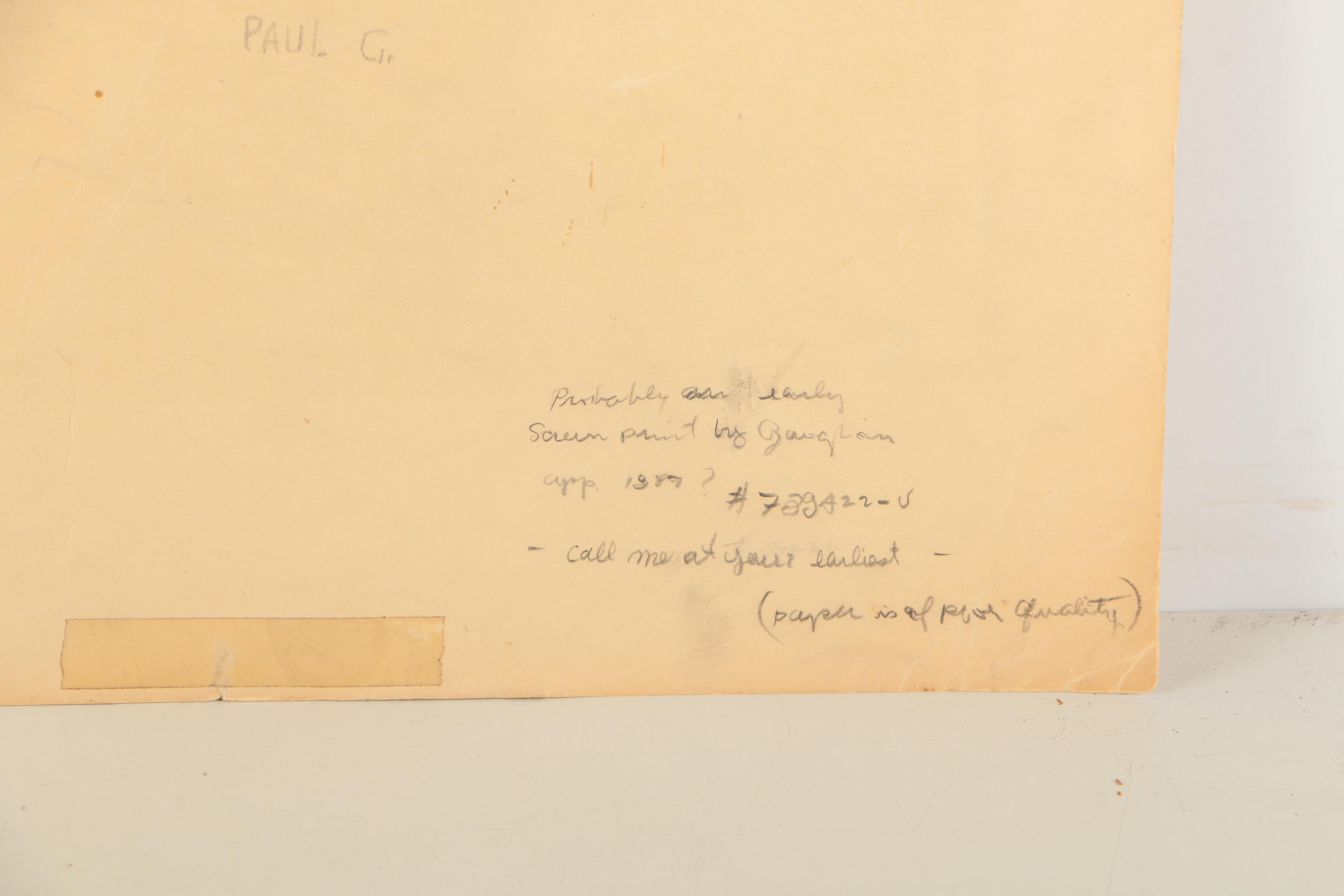 Pair of Serigraph Prints on Paper After Paul Gauguin Woodblocks for "Noa Noa"