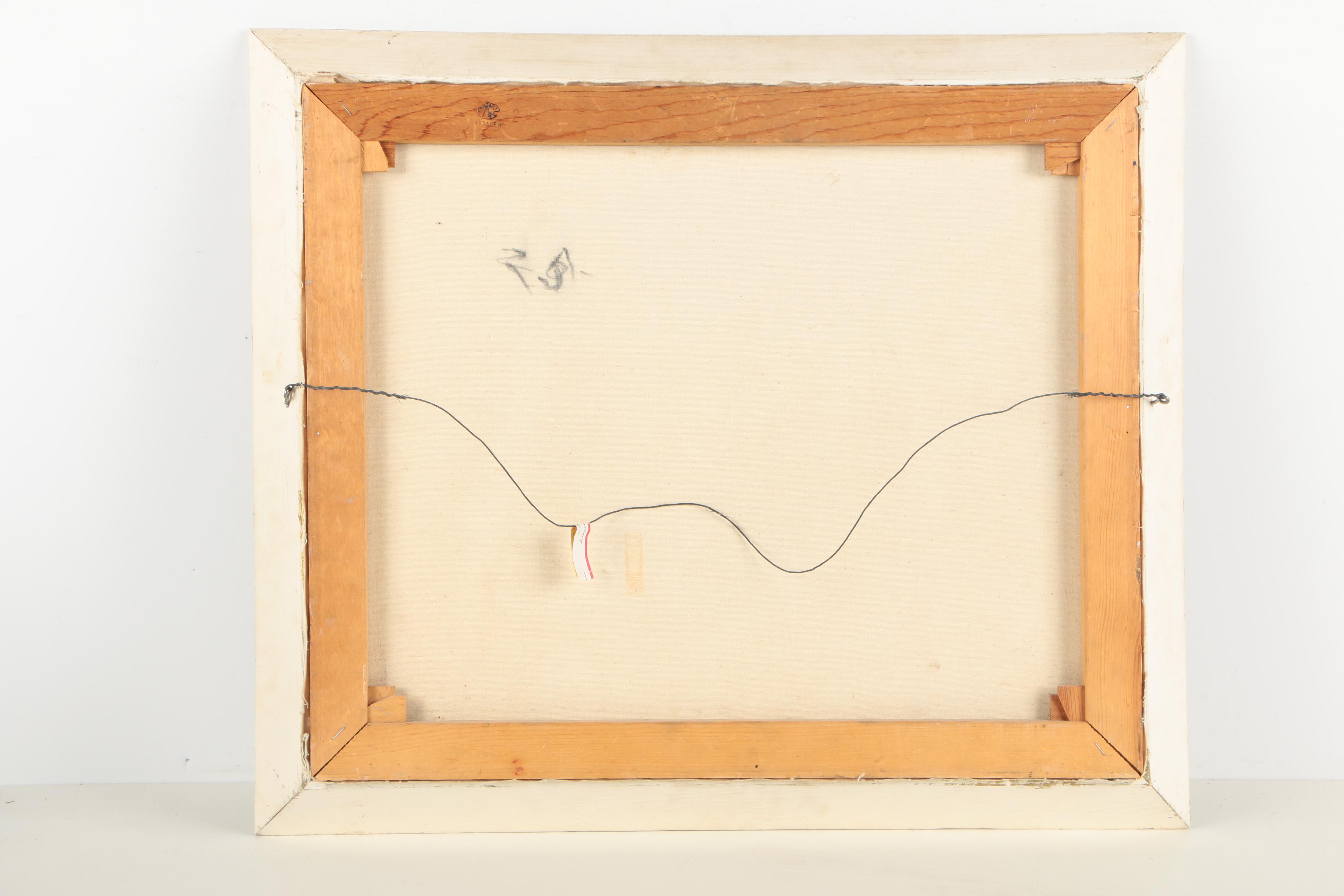 George Phinney Oil Painting on Canvas of a Harbor