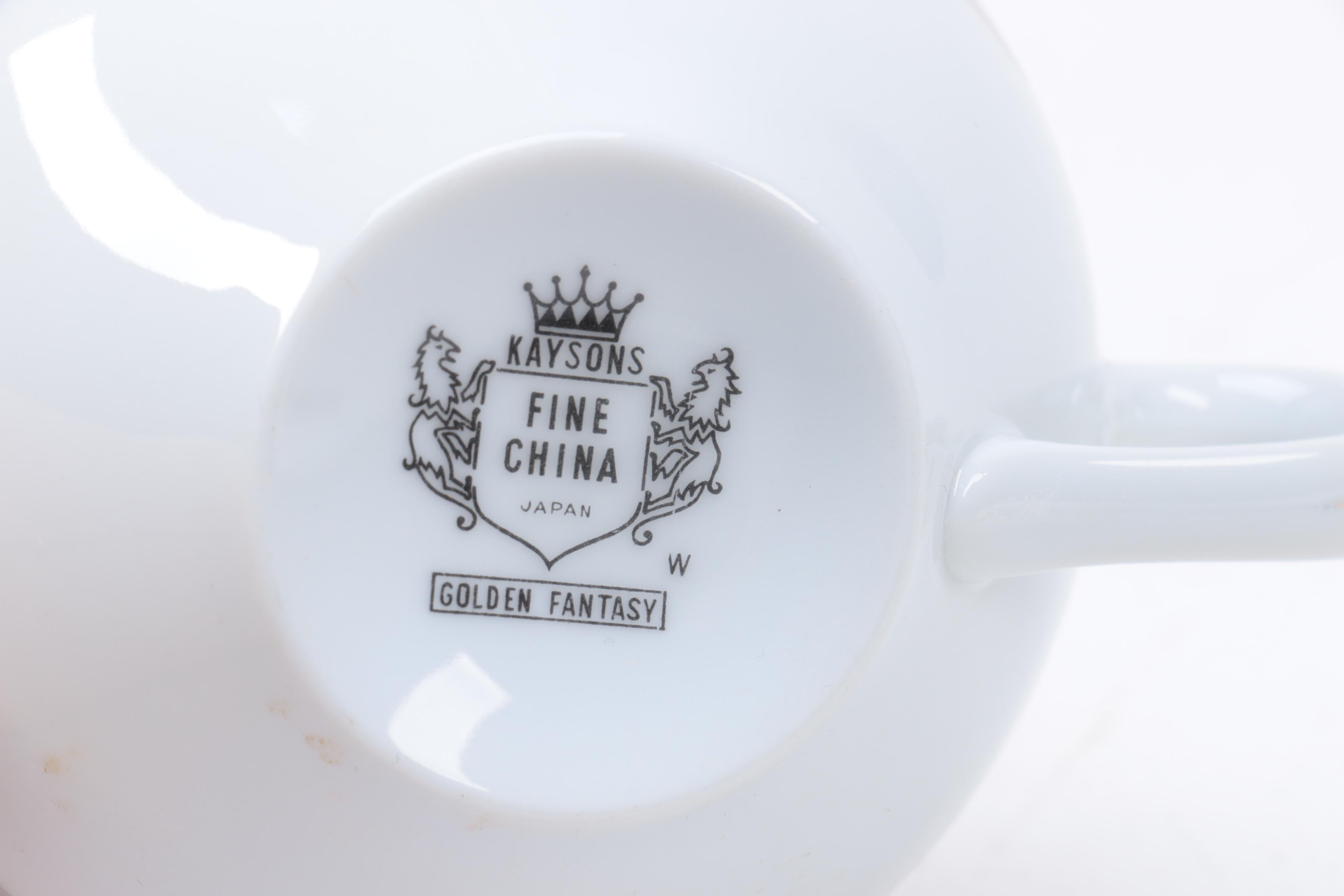 Kaysons "Golden Fantasy" Tableware