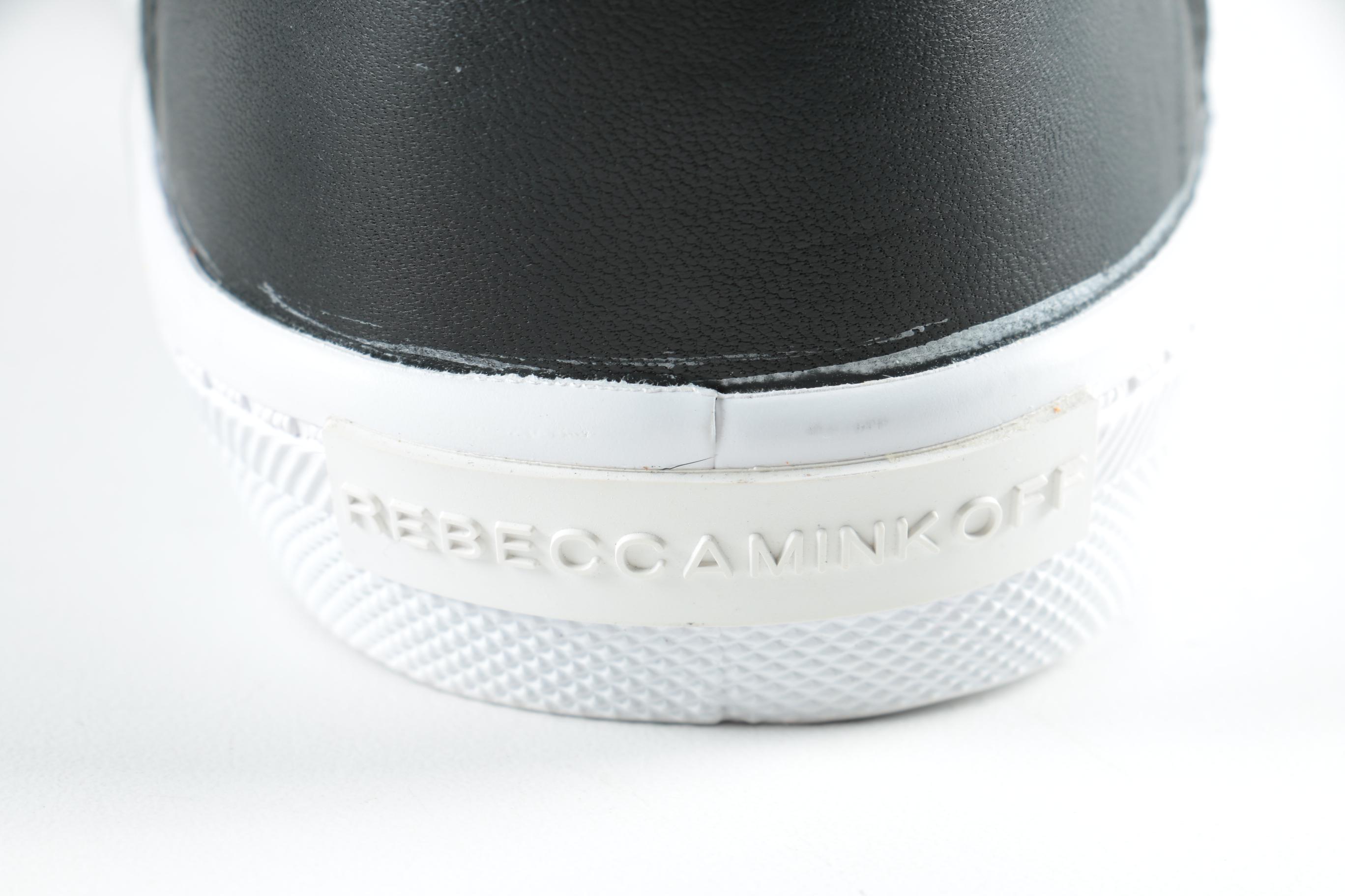 Rebbeca Minkoff Dyed Rabbit Fur Sneakers