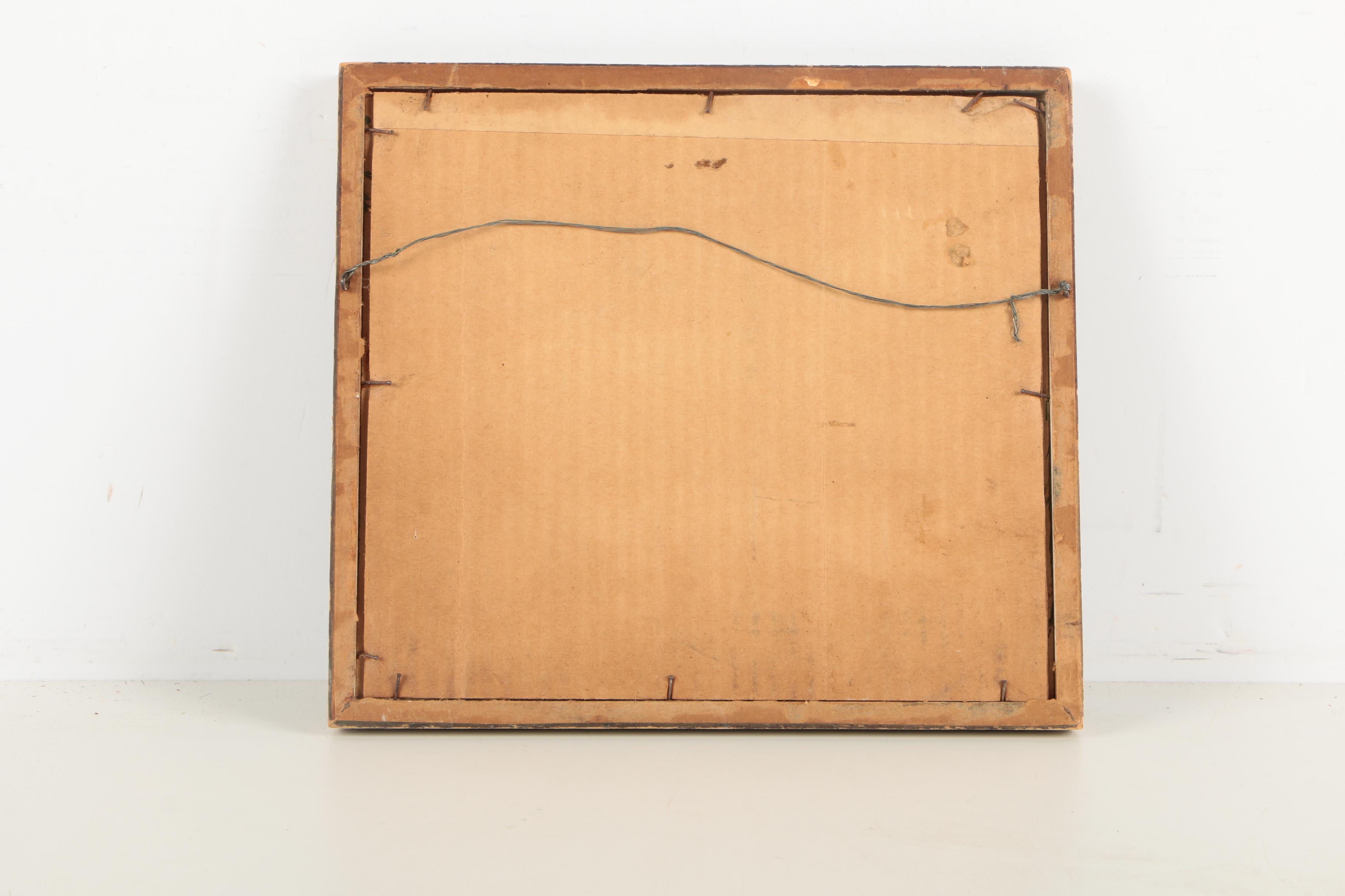 Signed Watercolor of Mountain Scene