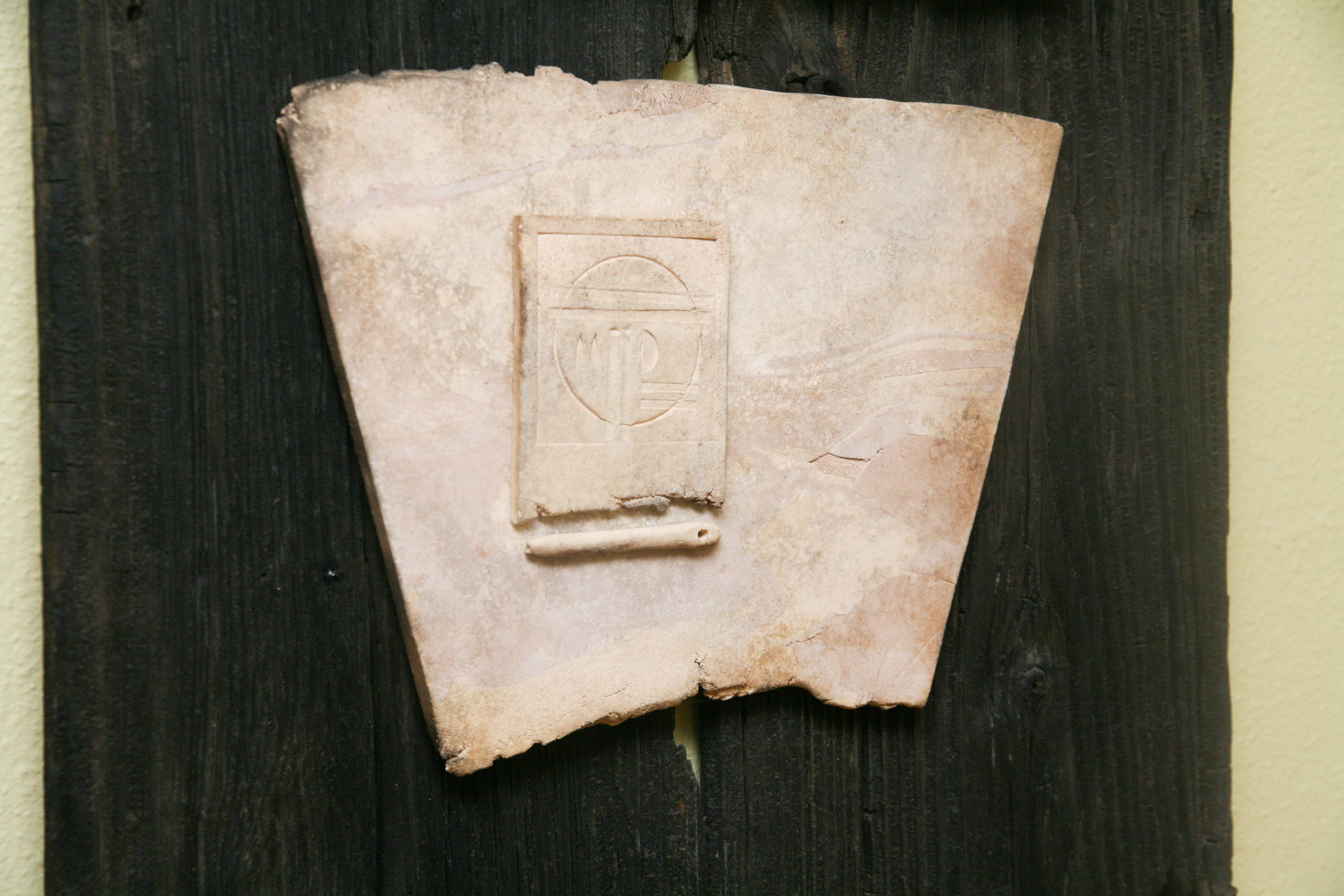 Distressed Wood and Stone Wall Decor