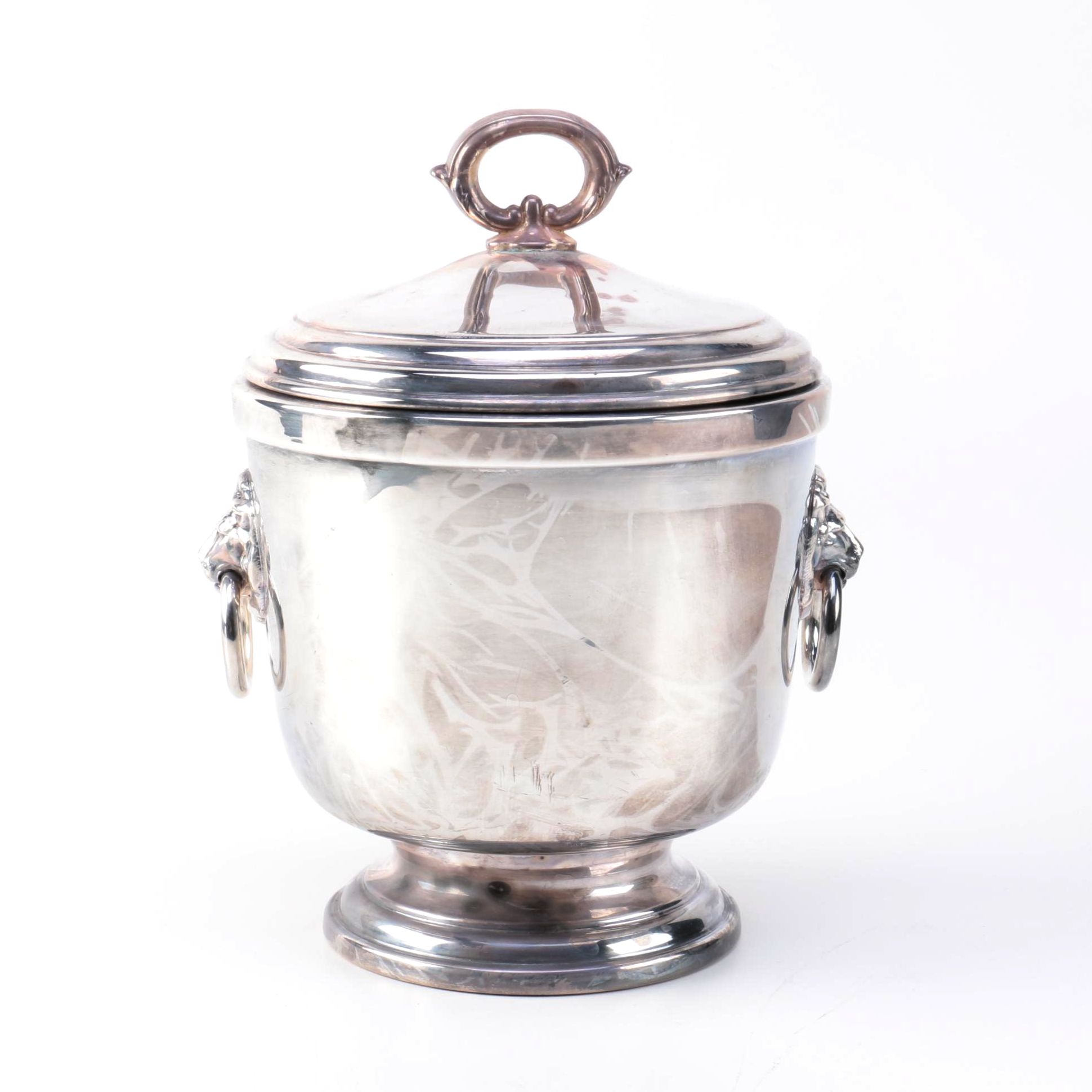 Vintage W. & S. Blackington Silver Plate Ice Bucket