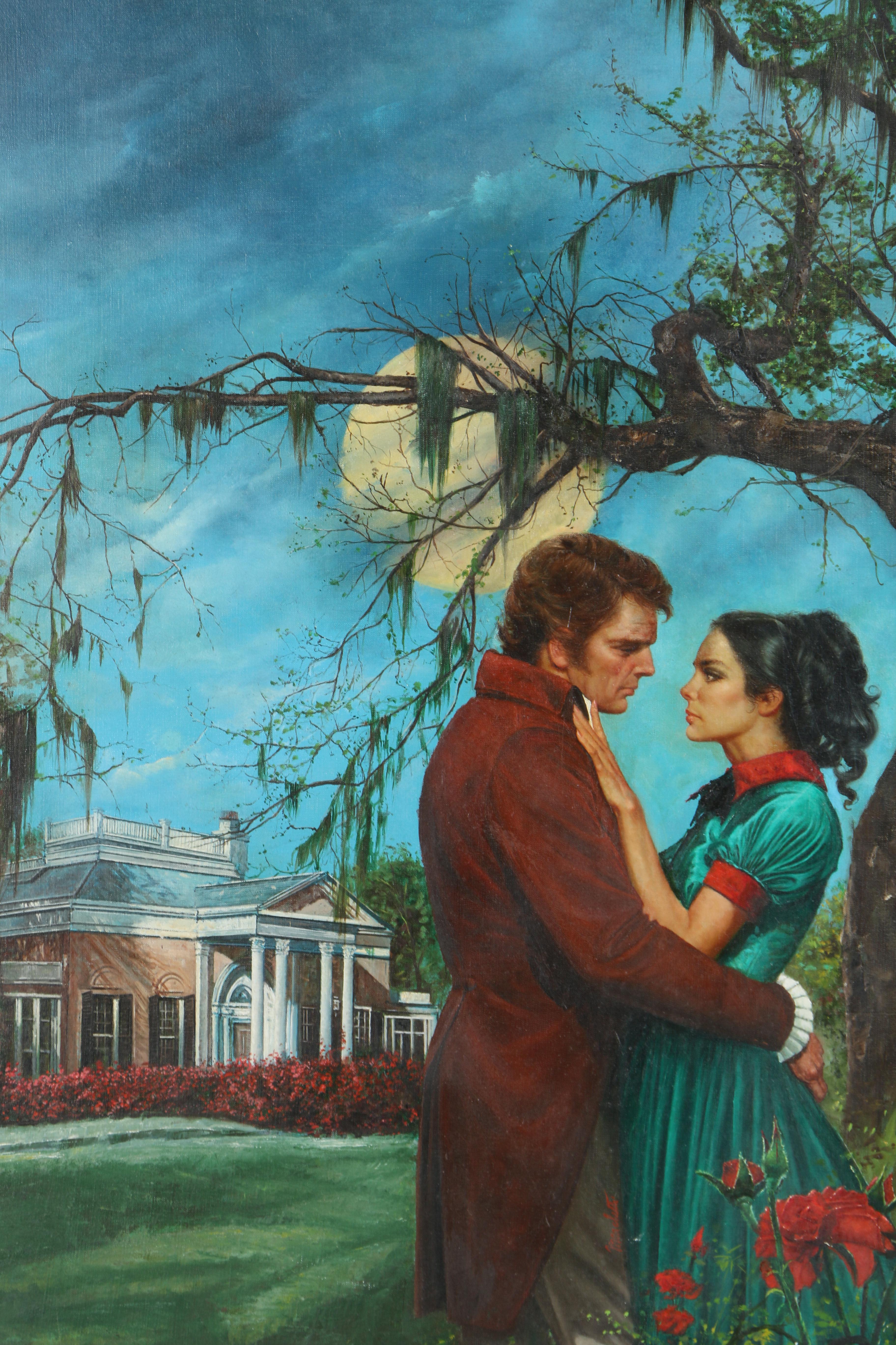 Lou Marchetti Oil Painting on Canvas "Jasmine Moon"