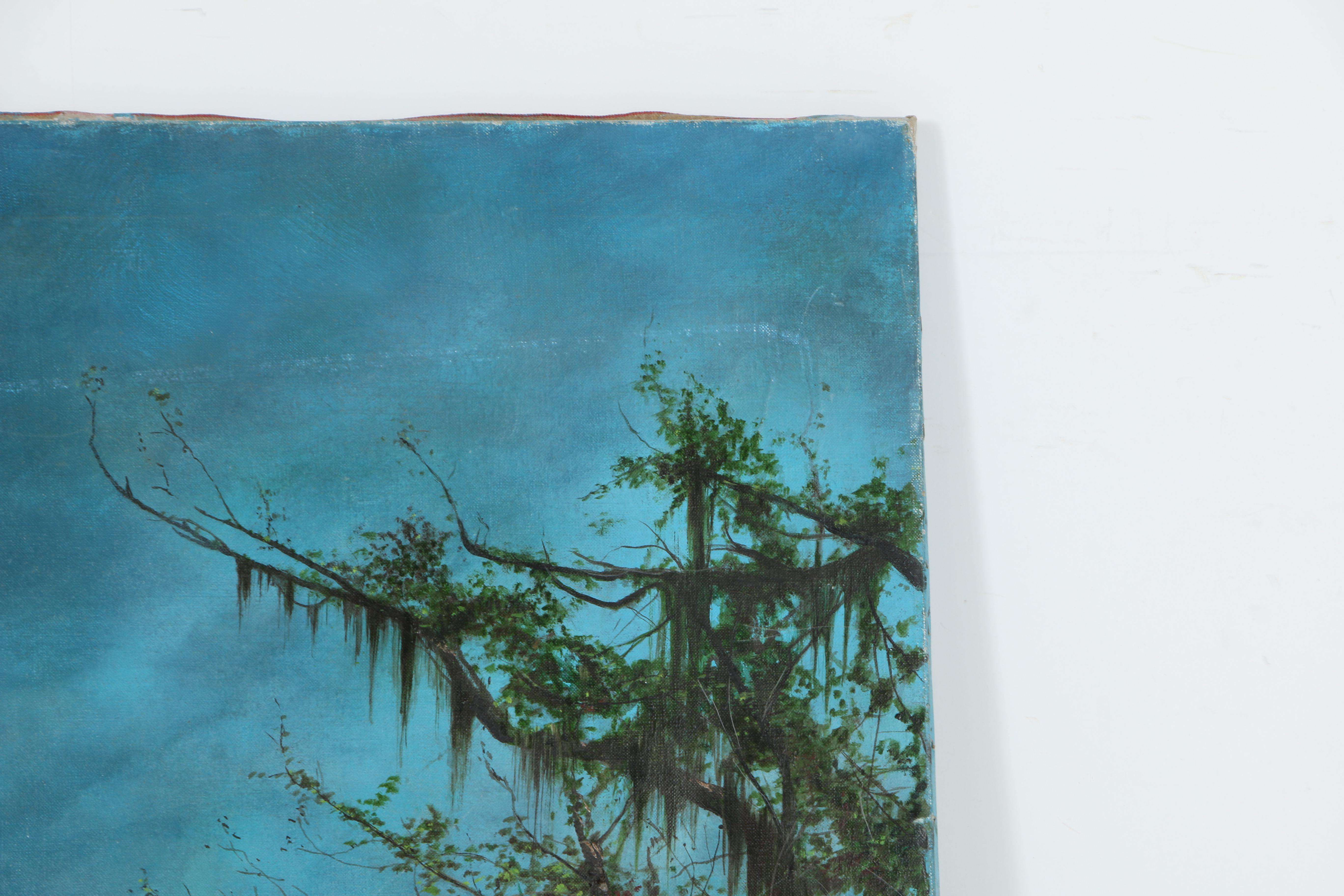 Lou Marchetti Oil Painting on Canvas "Jasmine Moon"