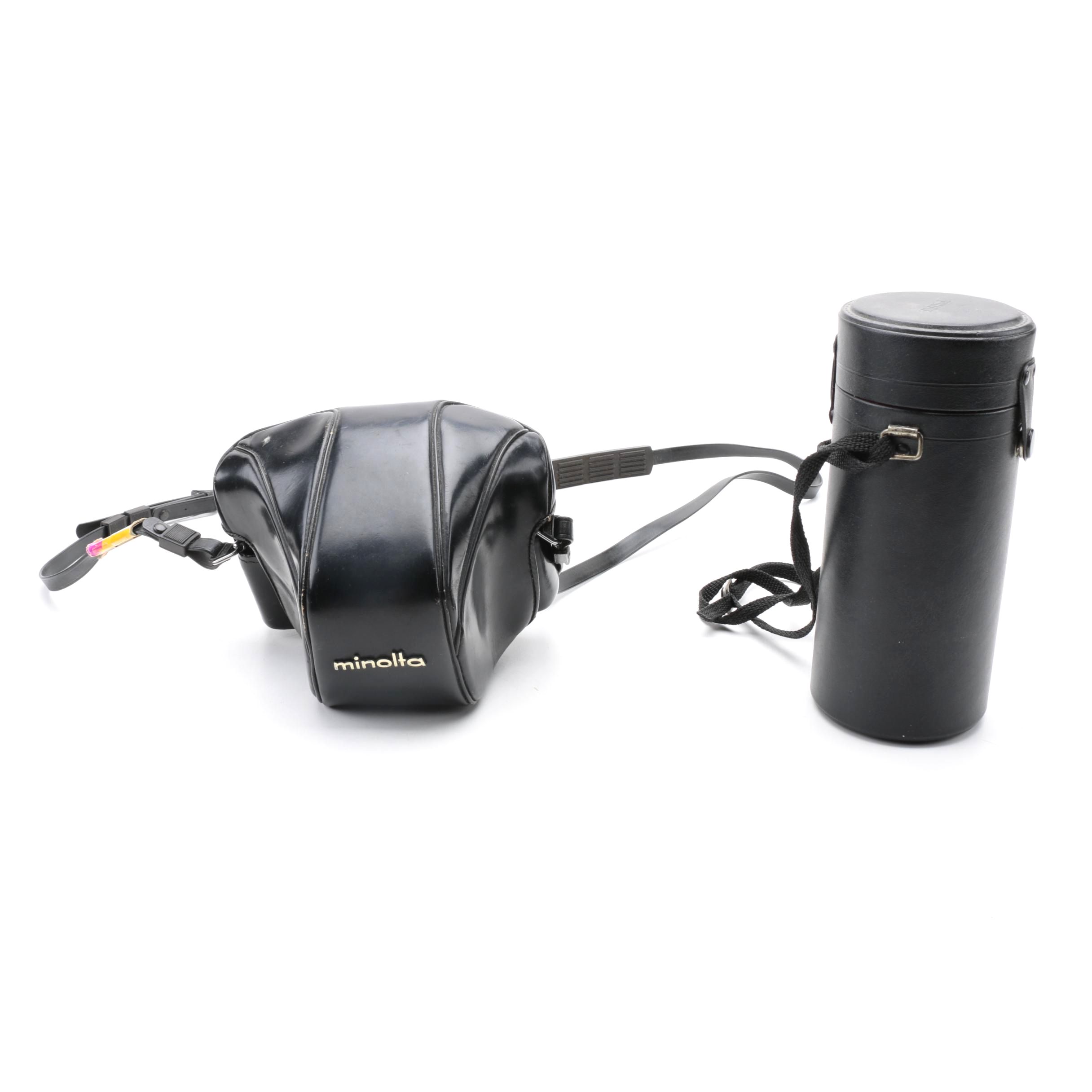 Minolta SR T 100 Camera and Sigma Zoom-KII  Lens