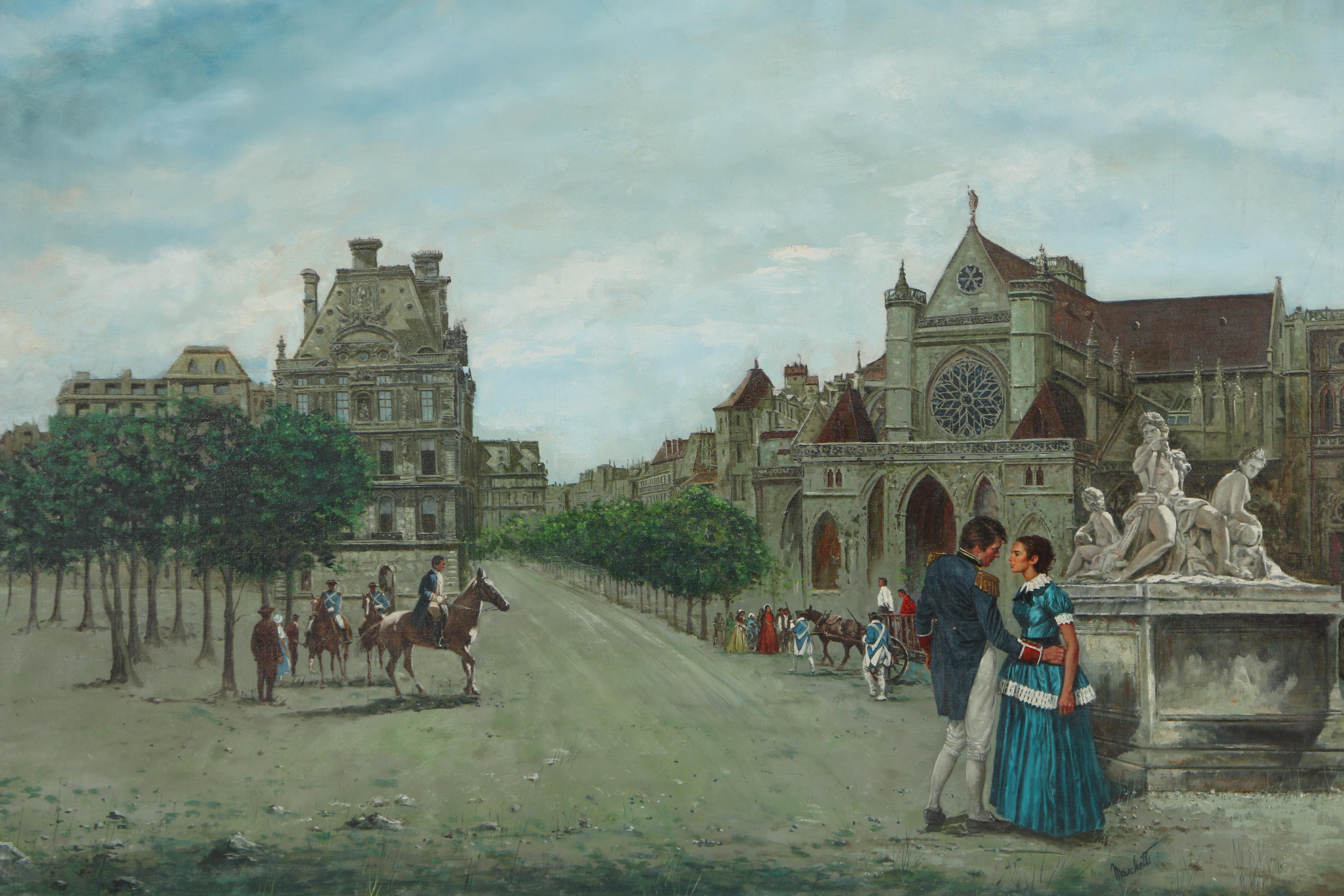 Lou Marchetti Painted Cover Illustration for "Farewell the Tranquil Mind"