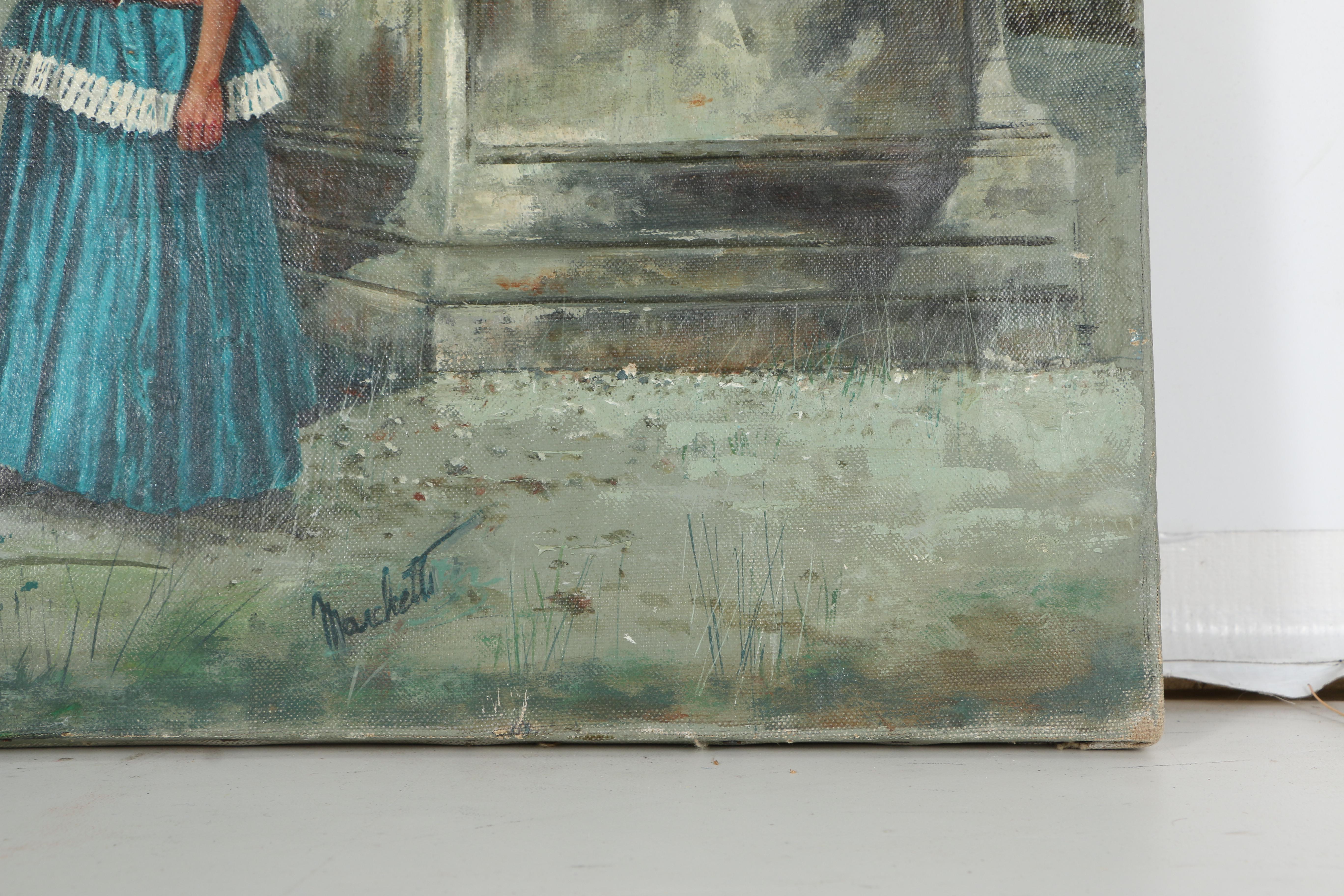 Lou Marchetti Painted Cover Illustration for "Farewell the Tranquil Mind"