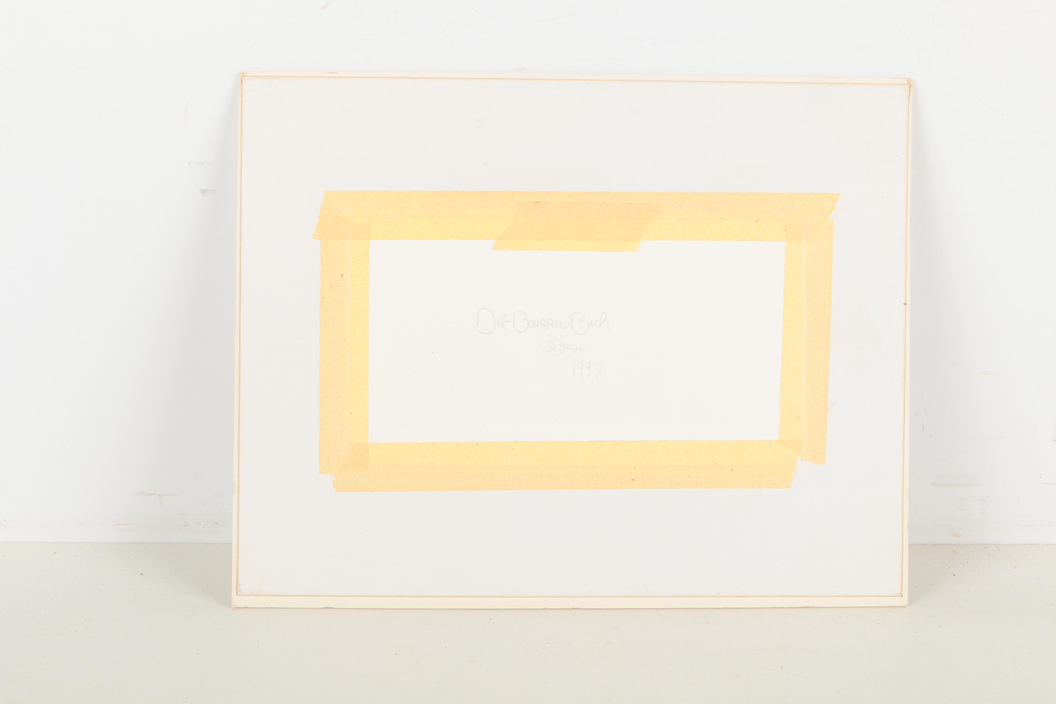 Del-Bourree Bach Original Oil Painting of Autumnal Barn