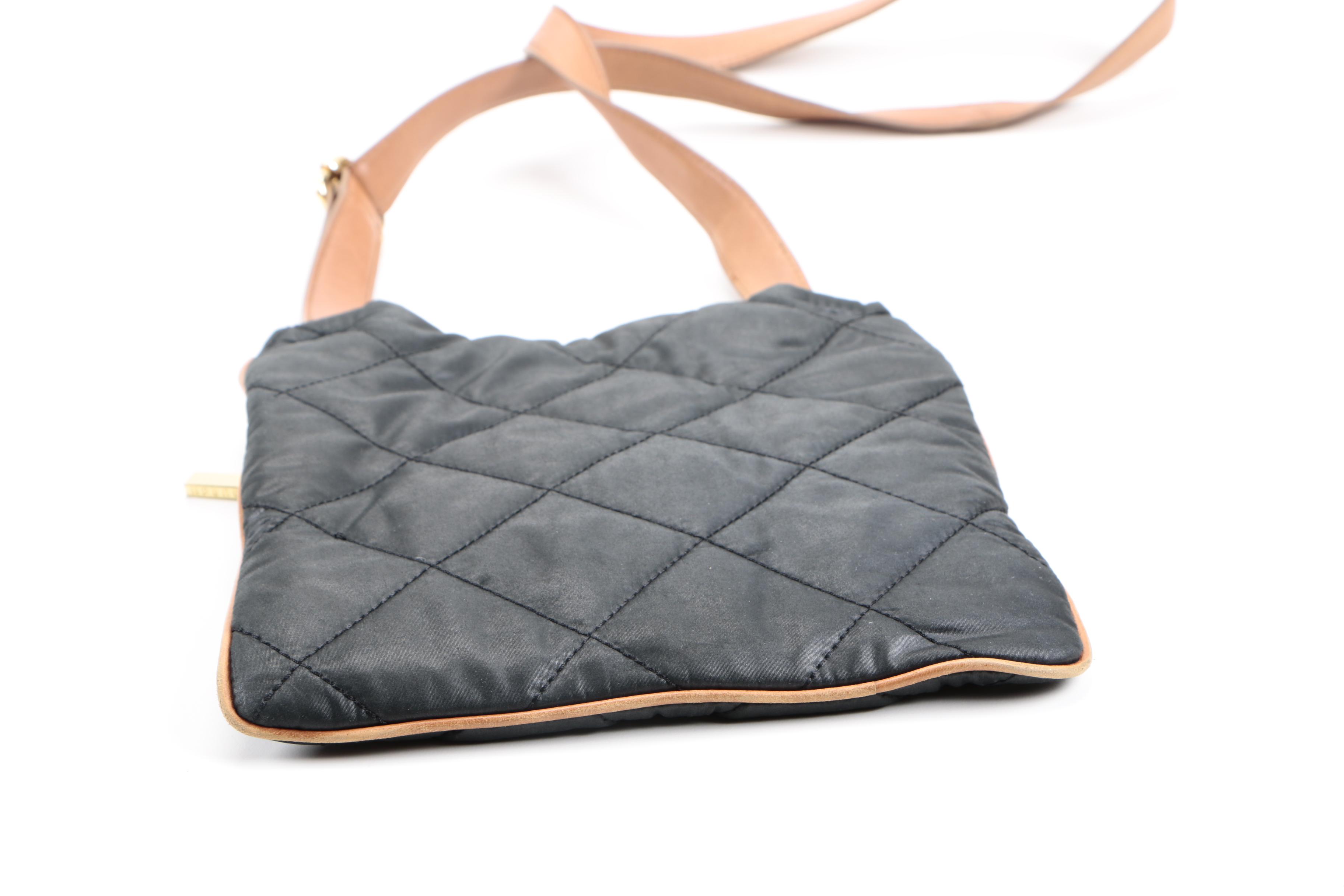 Tory Burch Quilted Black Crossbody Bag