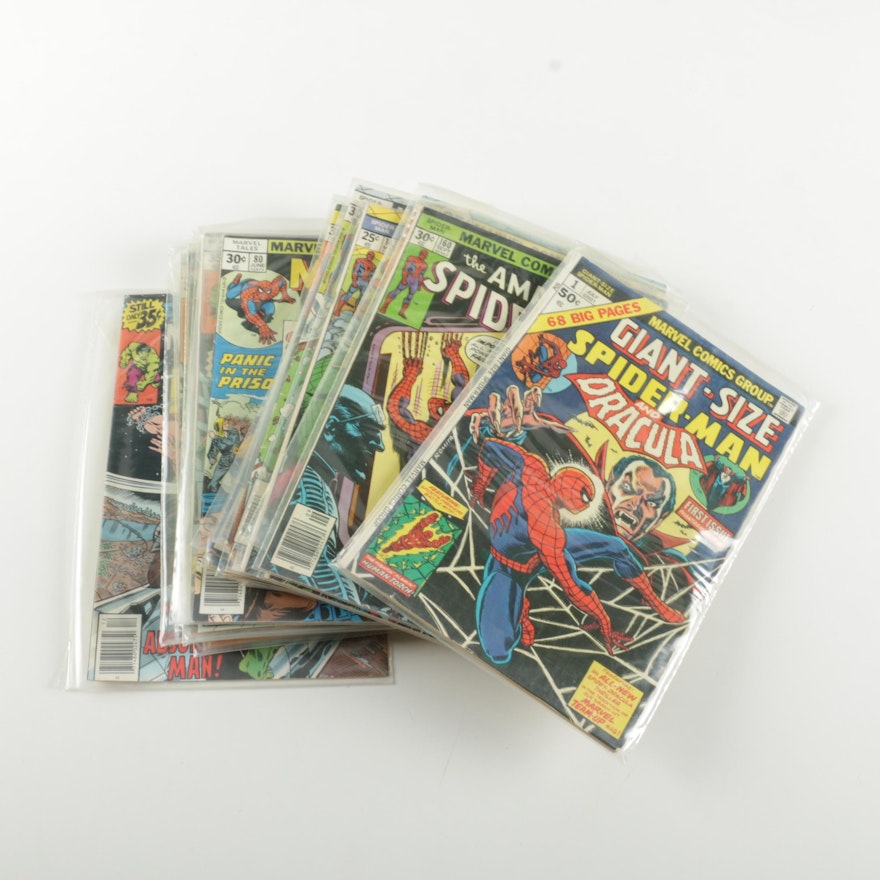 Bronze Age "Incredible Hulk" and "Amazing Spider-Man" Comics