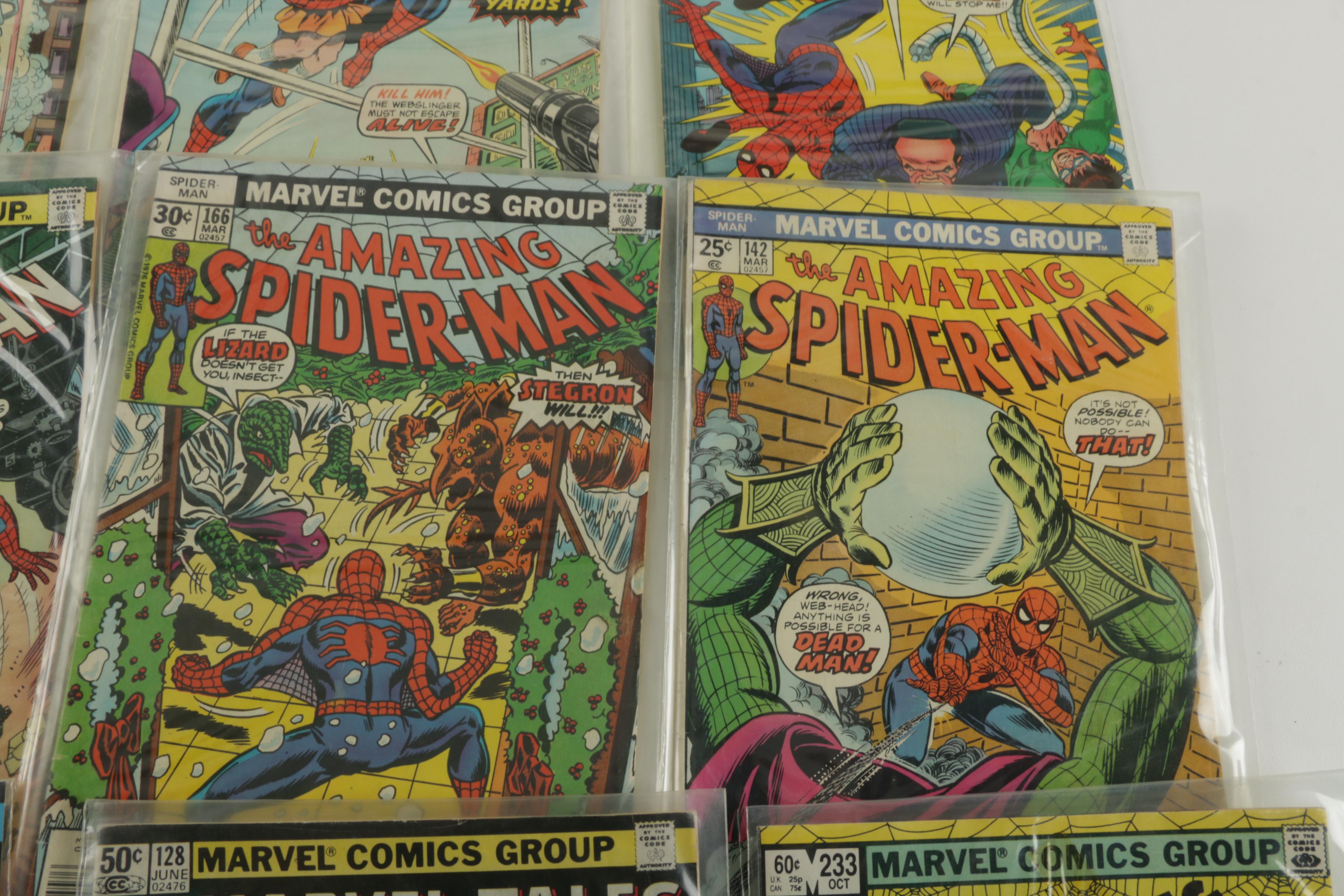 Bronze Age "Incredible Hulk" and "Amazing Spider-Man" Comics