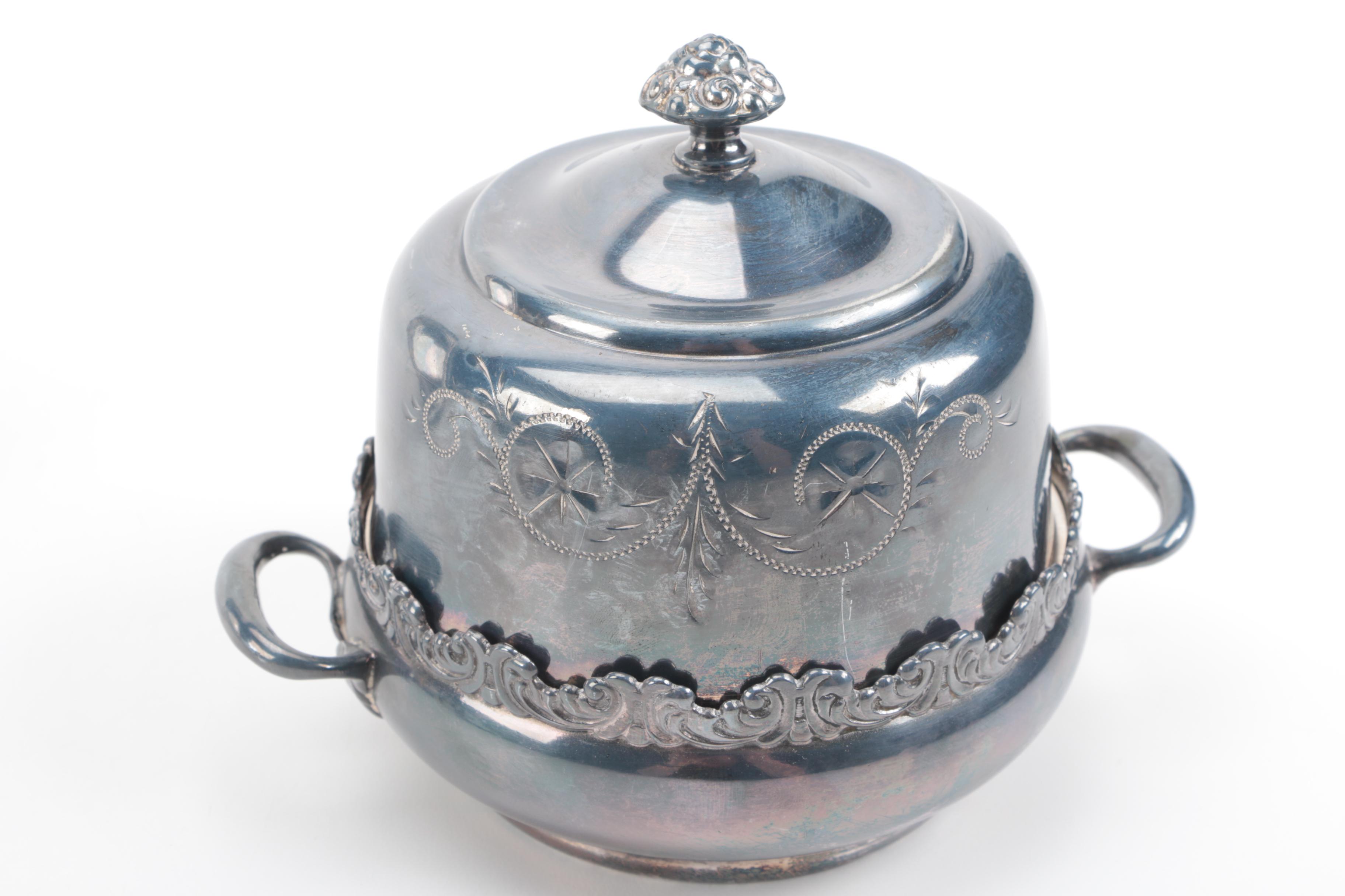 Van Bergh Silver Plate Co and Assorted American Silver Plate Serveware