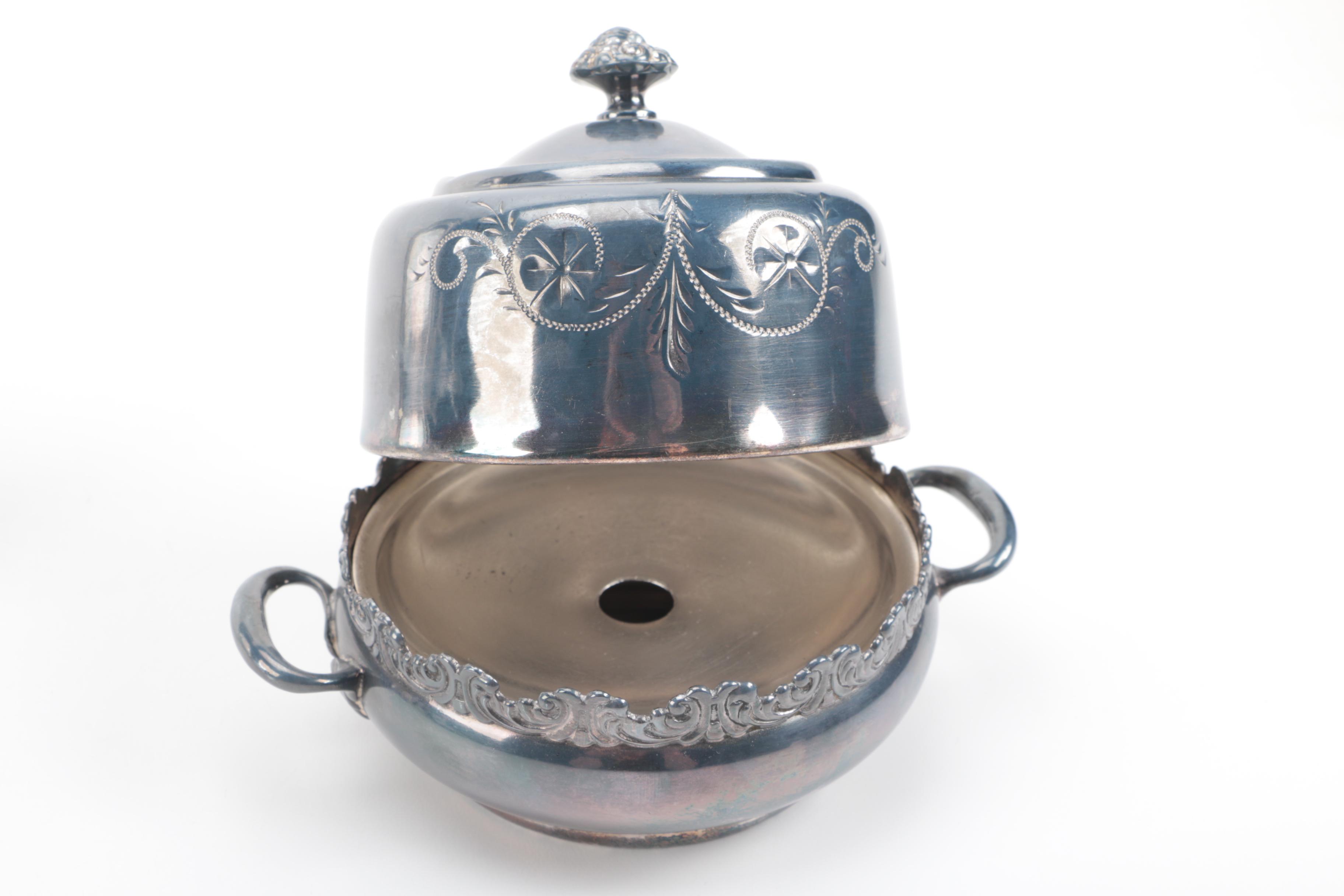 Van Bergh Silver Plate Co and Assorted American Silver Plate Serveware