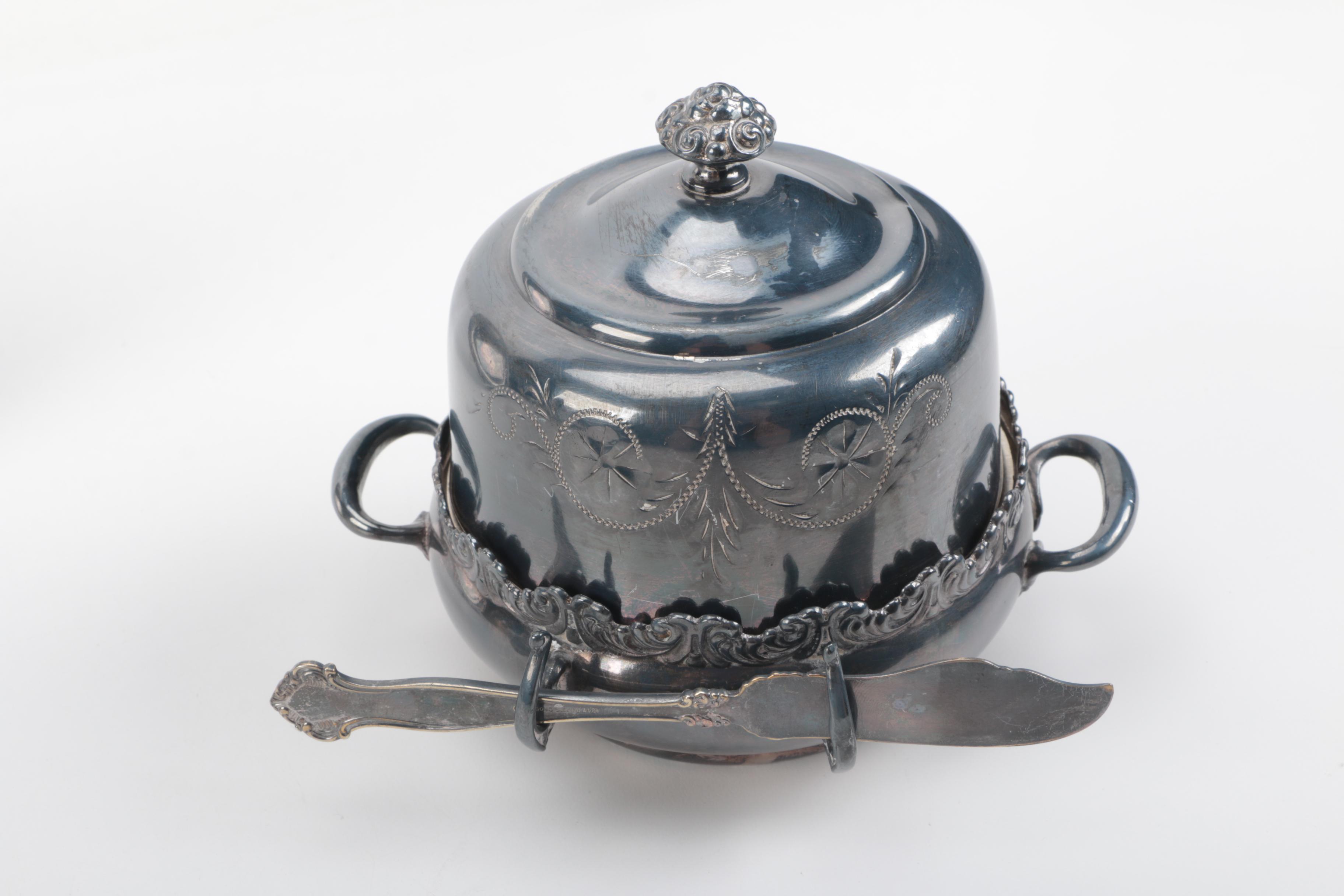 Van Bergh Silver Plate Co and Assorted American Silver Plate Serveware