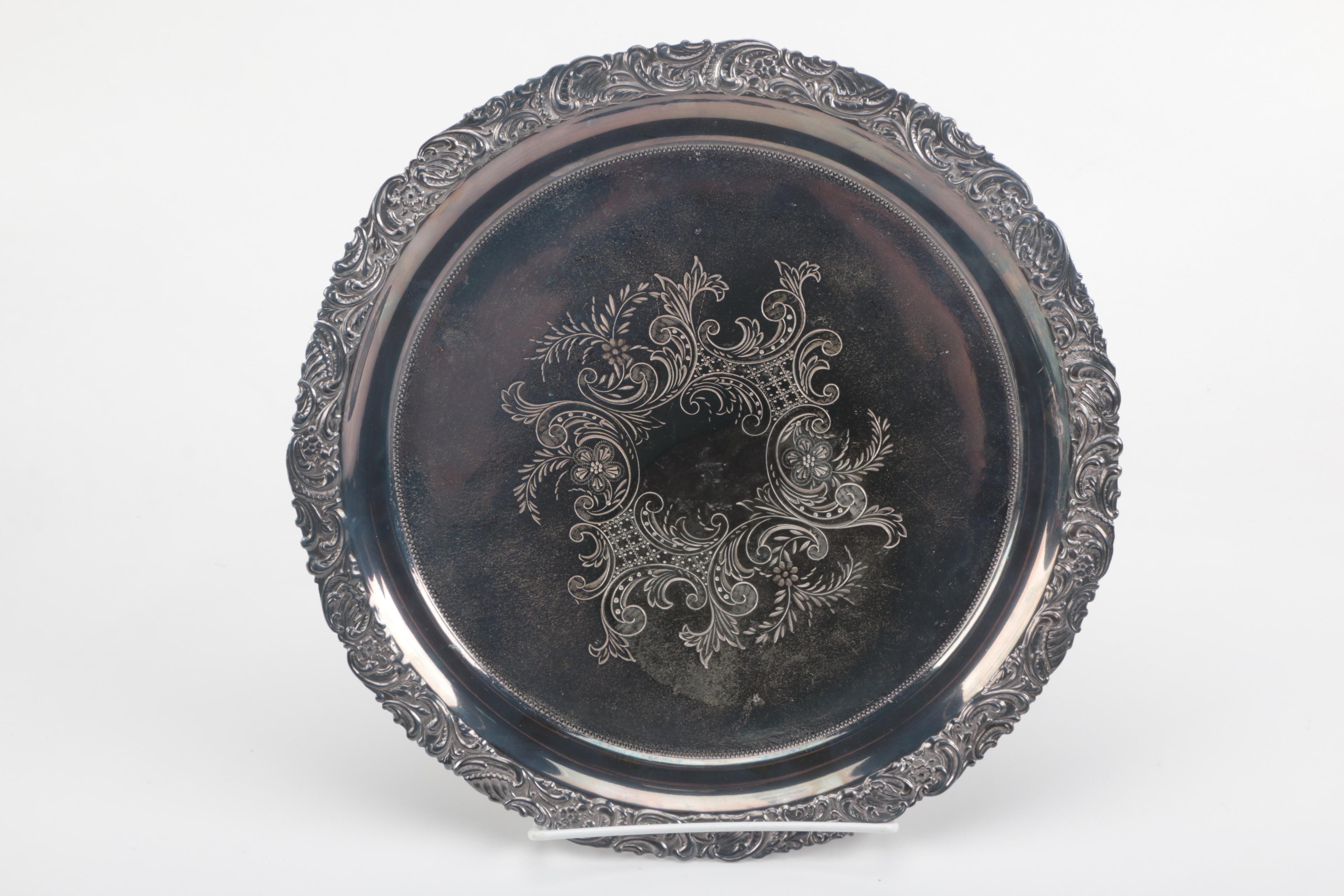 Van Bergh Silver Plate Co and Assorted American Silver Plate Serveware