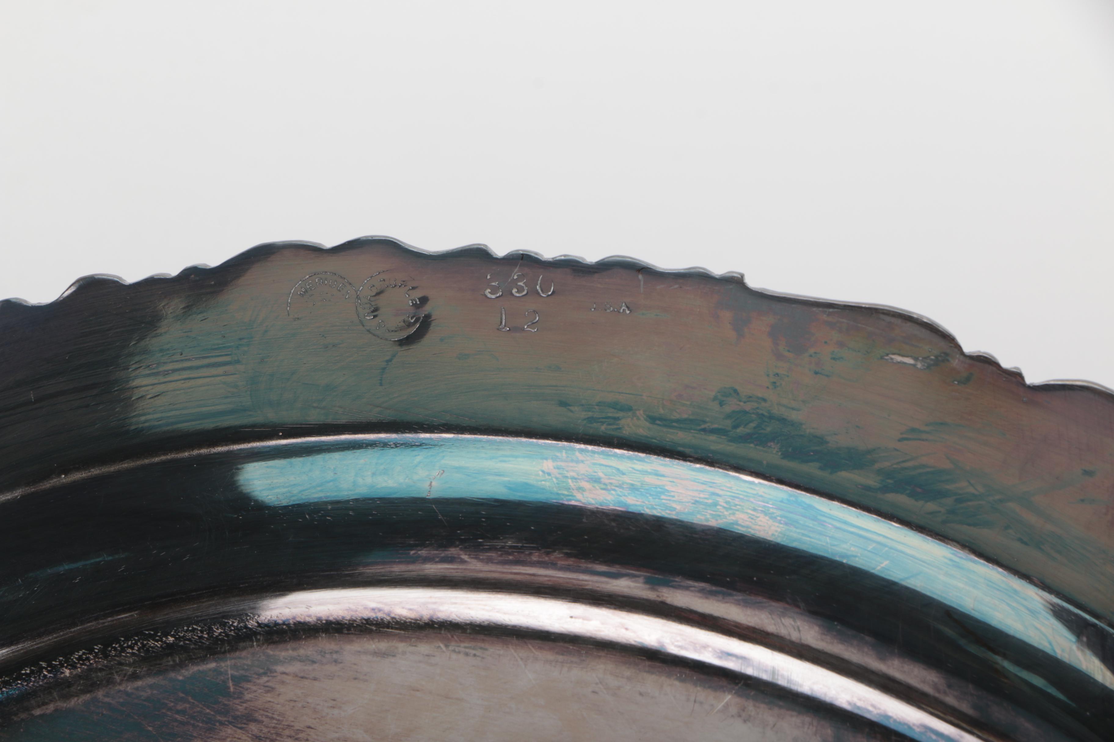 Van Bergh Silver Plate Co and Assorted American Silver Plate Serveware