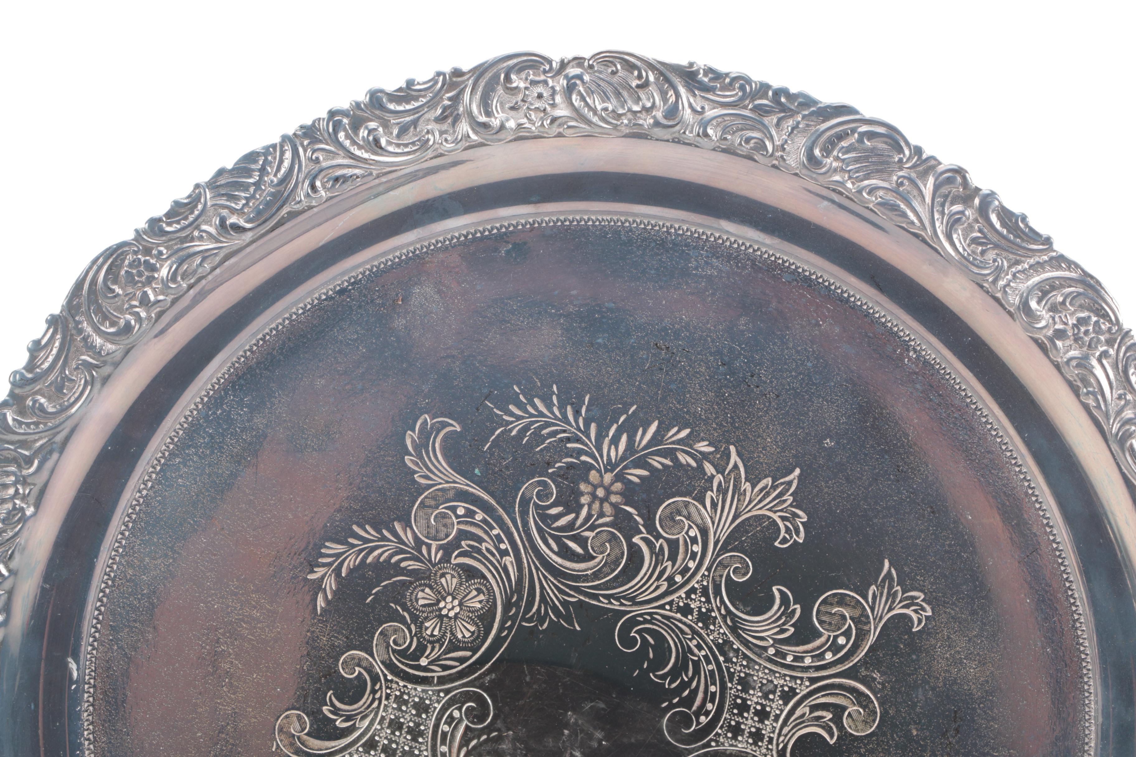 Van Bergh Silver Plate Co and Assorted American Silver Plate Serveware