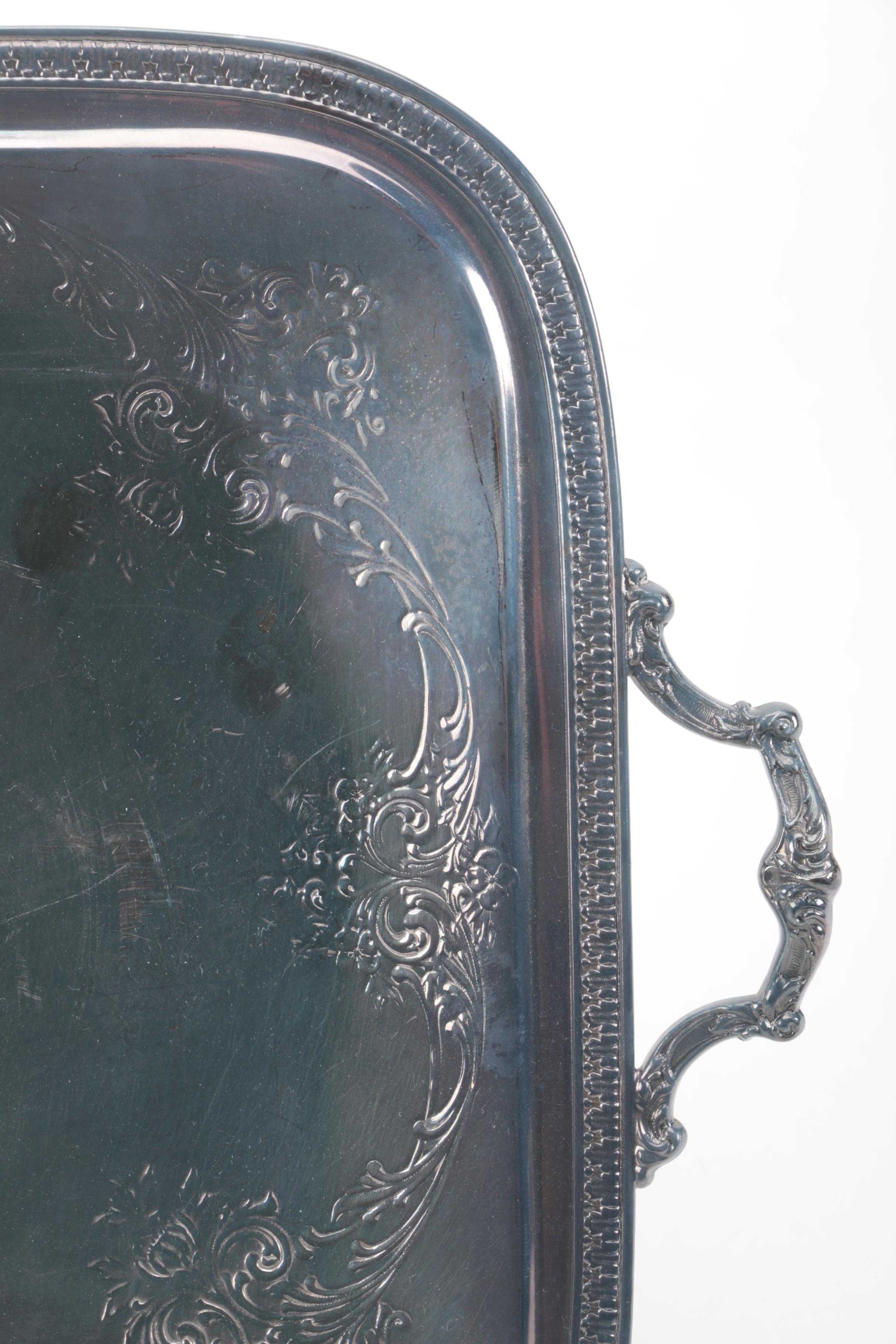 Van Bergh Silver Plate Co and Assorted American Silver Plate Serveware