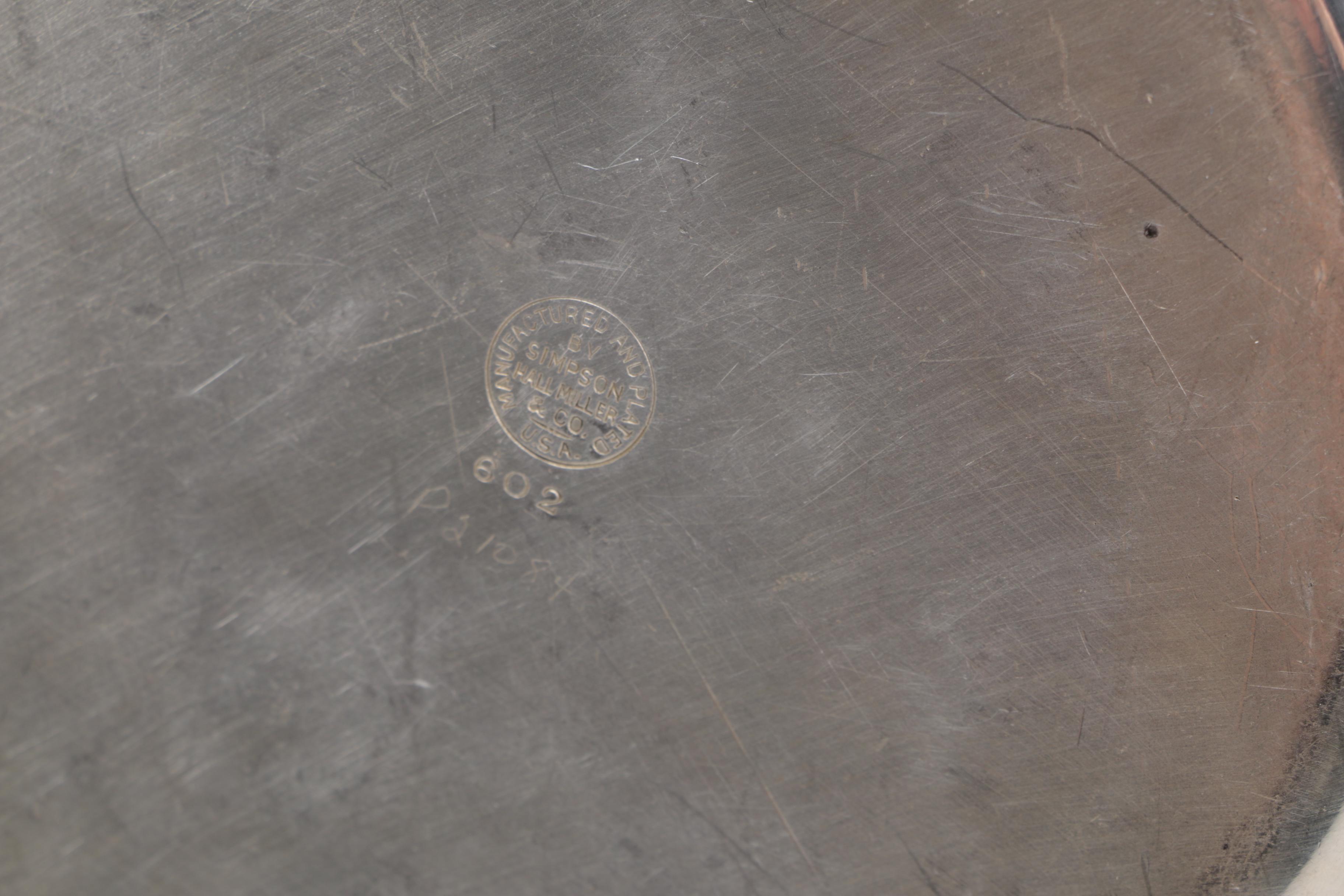 Van Bergh Silver Plate Co and Assorted American Silver Plate Serveware