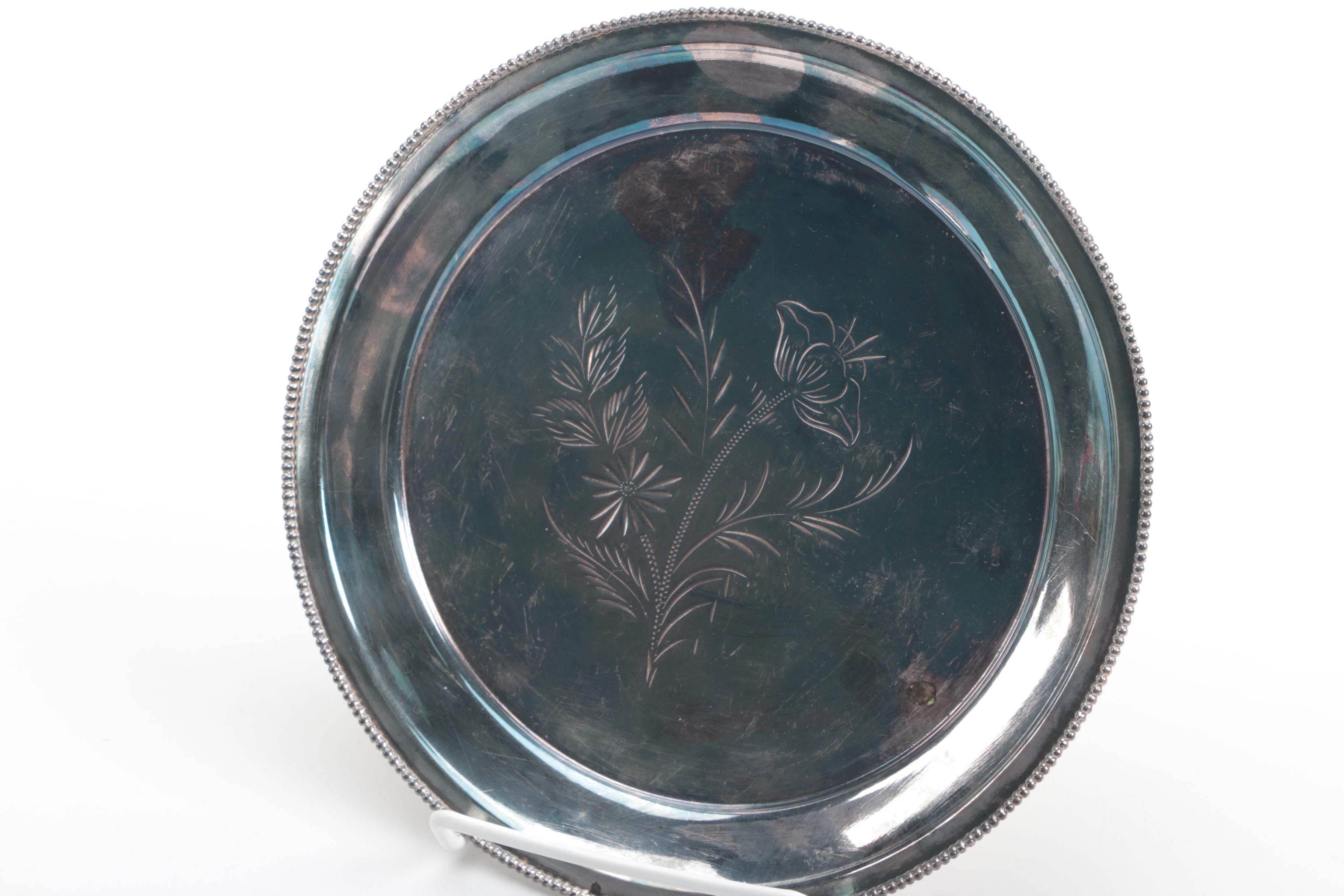 Van Bergh Silver Plate Co and Assorted American Silver Plate Serveware