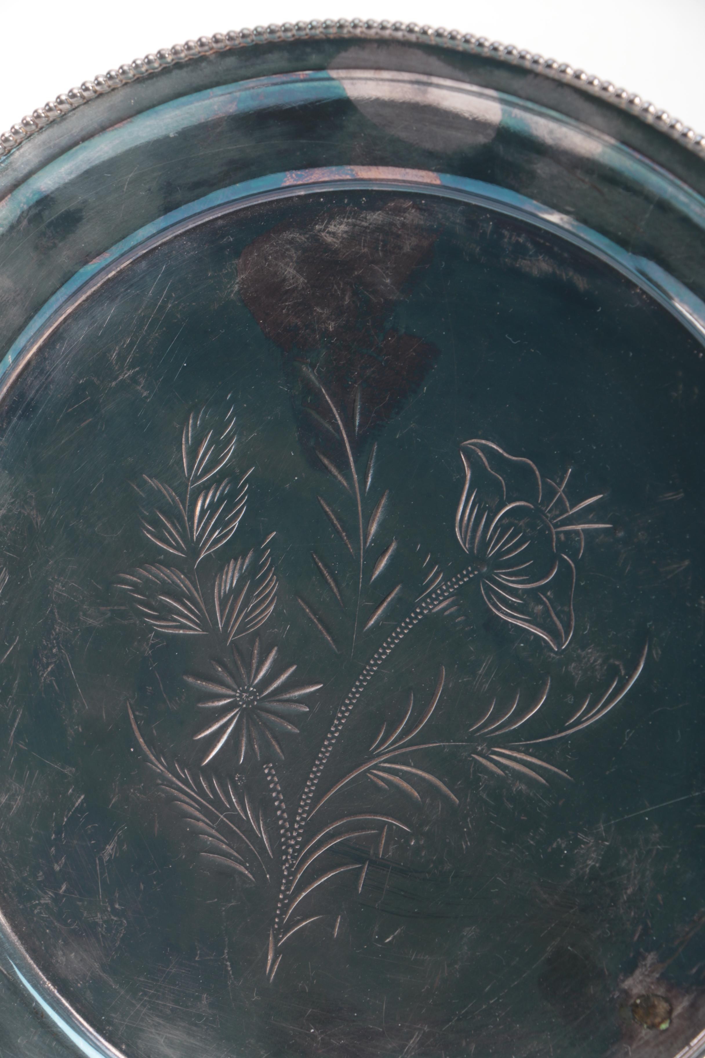 Van Bergh Silver Plate Co and Assorted American Silver Plate Serveware