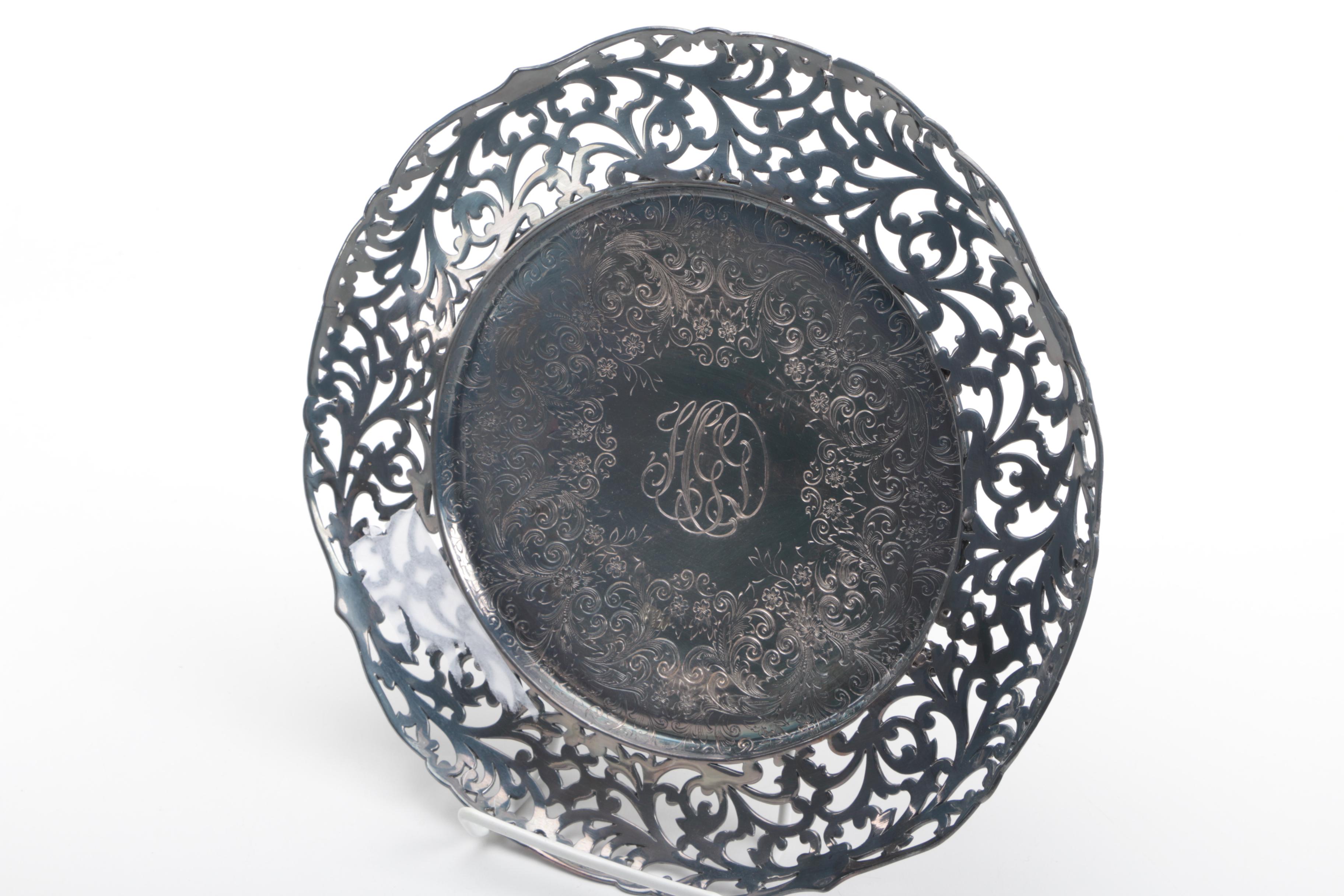 Van Bergh Silver Plate Co and Assorted American Silver Plate Serveware