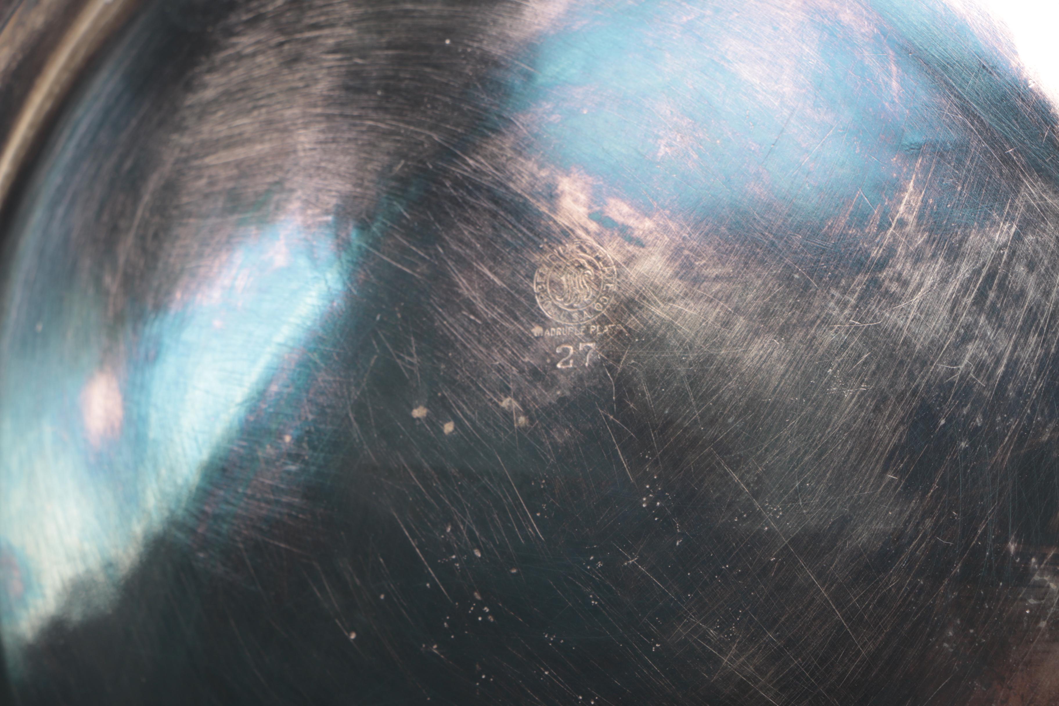 Van Bergh Silver Plate Co and Assorted American Silver Plate Serveware