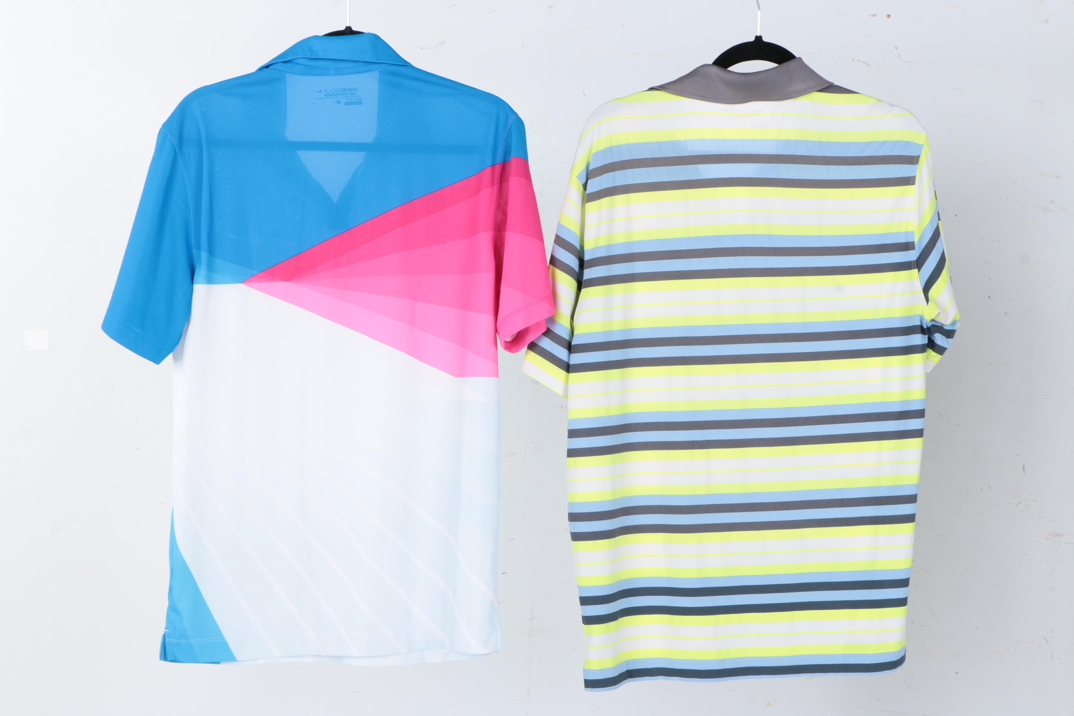 Assorted Men's Polo Shirts Including Puma and Nike