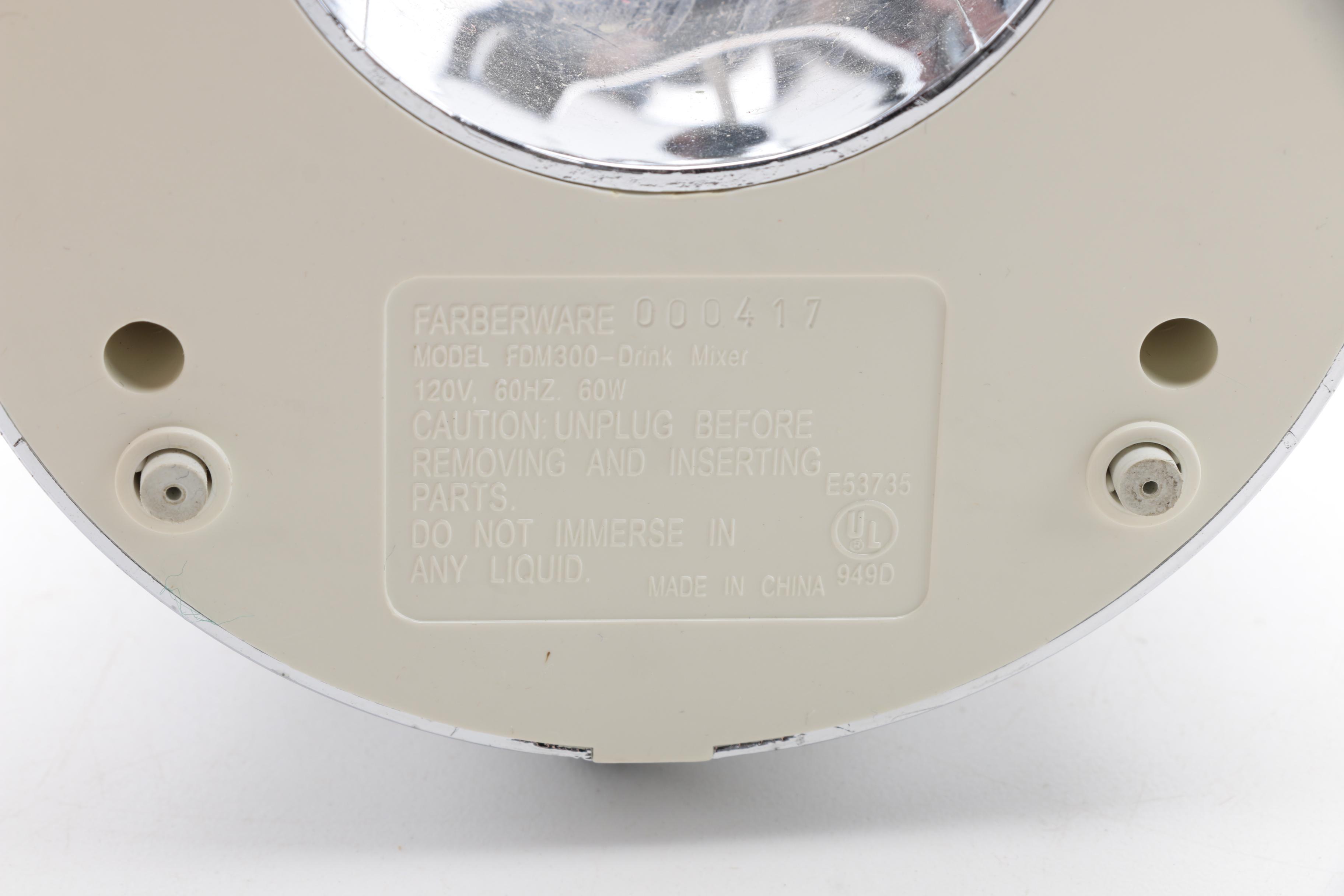 Farberware Drink Mixer and Dessert Themed Kitchenalia