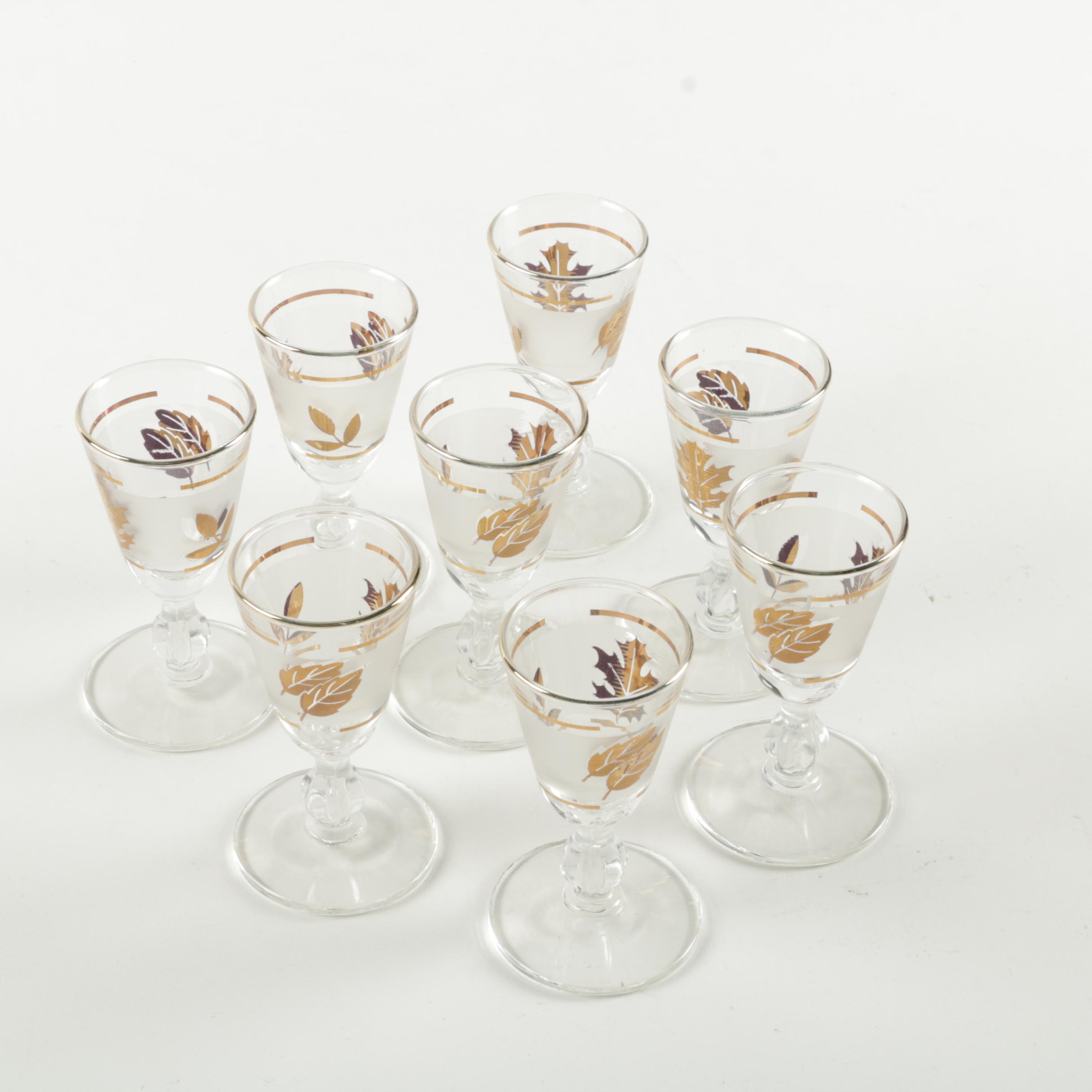 Vintage Cordial Glasses