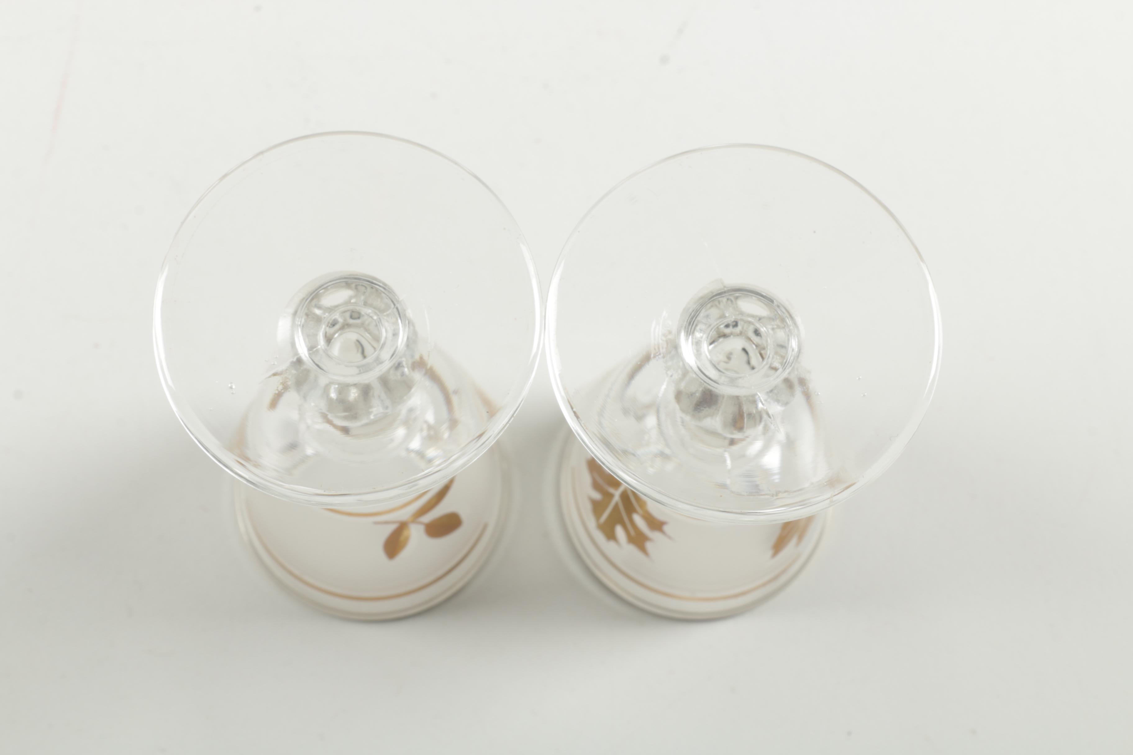 Vintage Cordial Glasses